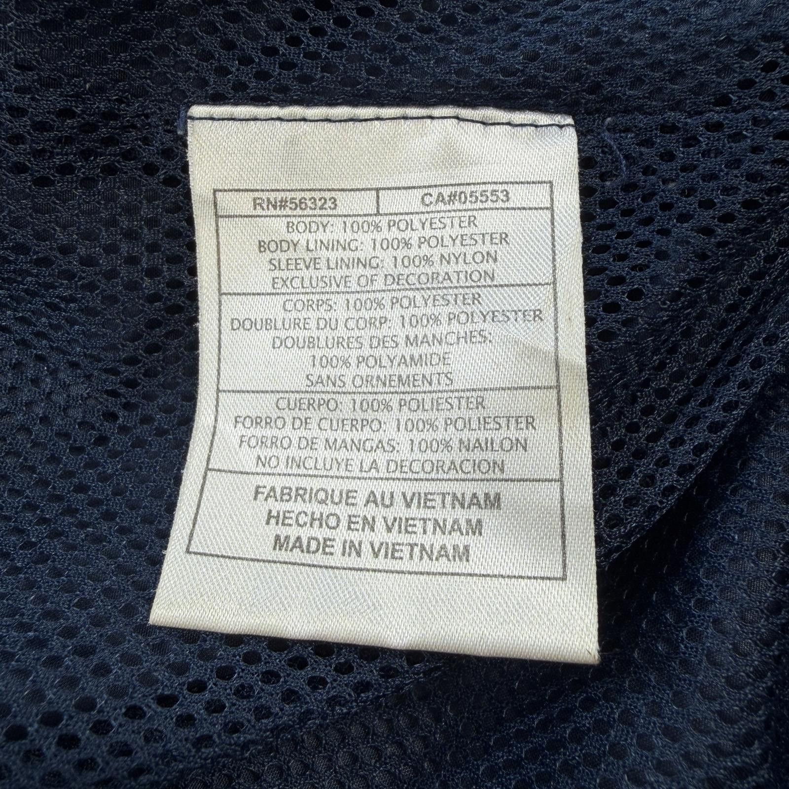 Nike Nike Navy Windbreaker Jacket Mens M Small Swoosh Full Zip Size US M / EU 48-50 / 2 - 8 Thumbnail