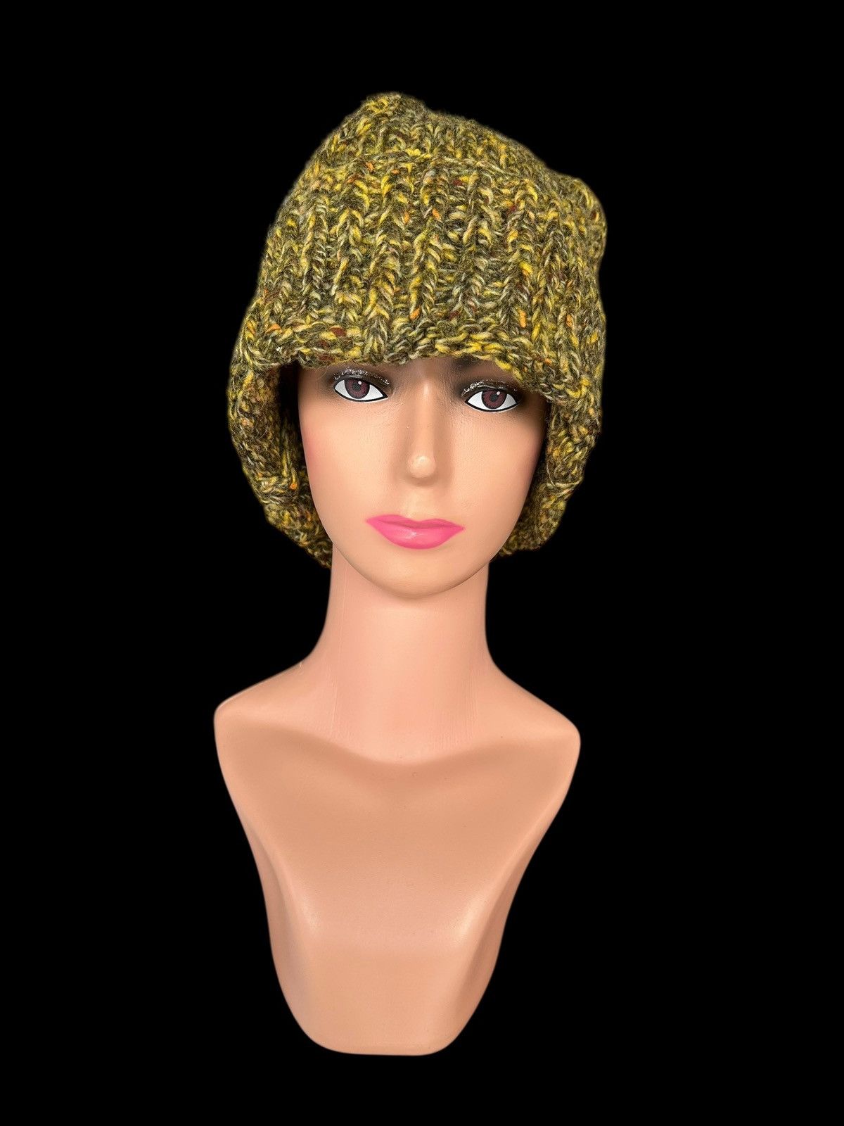 Kapital Crochet Knitted Handmade big Beanie Hats Size ONE SIZE - 3 Thumbnail