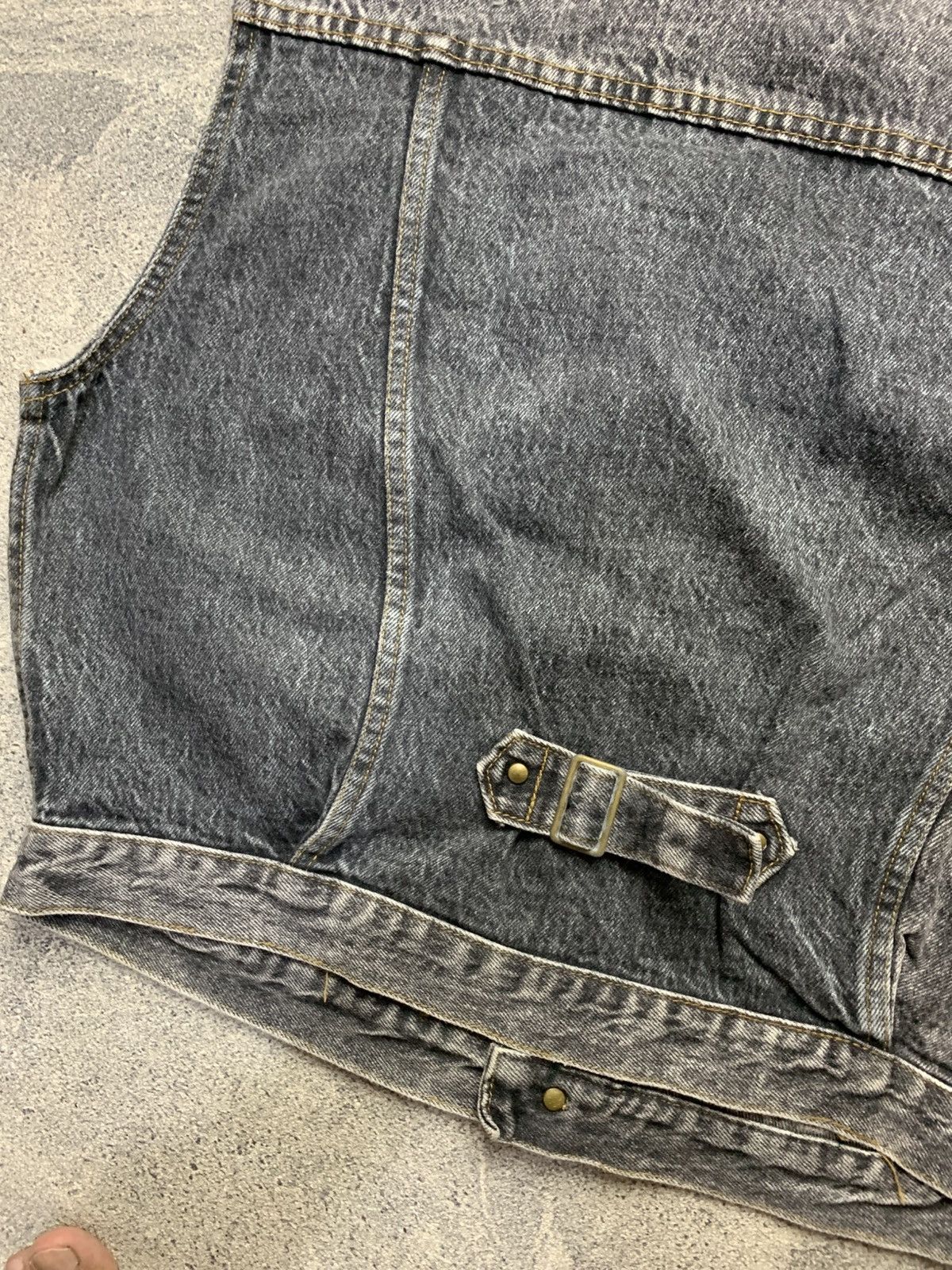 Big John 🐍 SOLD 🐍Vintage Big John Spana - Denim Vest Size US L / EU 52-54 / 3 - 6 Thumbnail