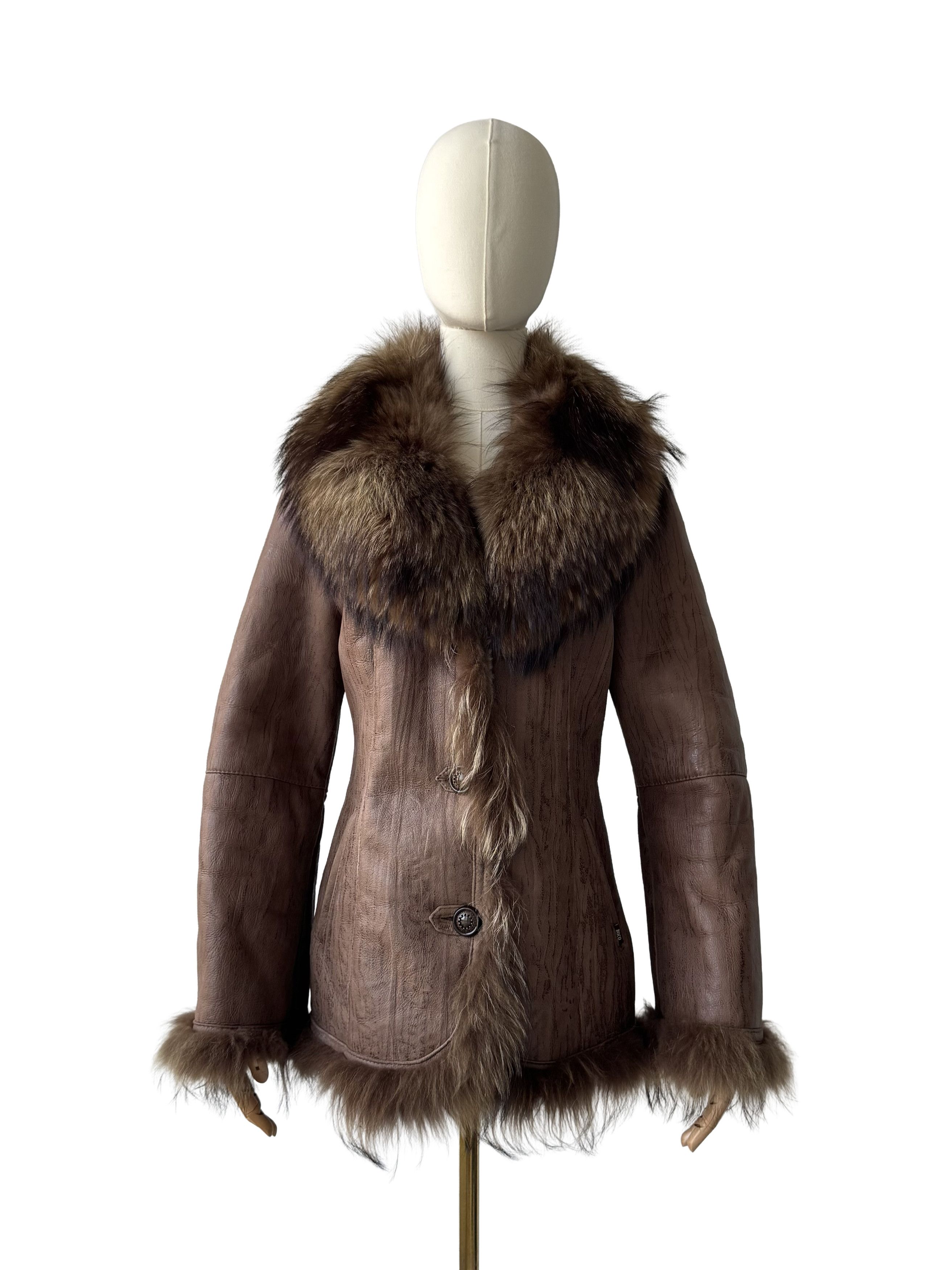 Vintage Vintage Real Lambskin Coat Size S / US 4 / IT 40 - 2 Thumbnail