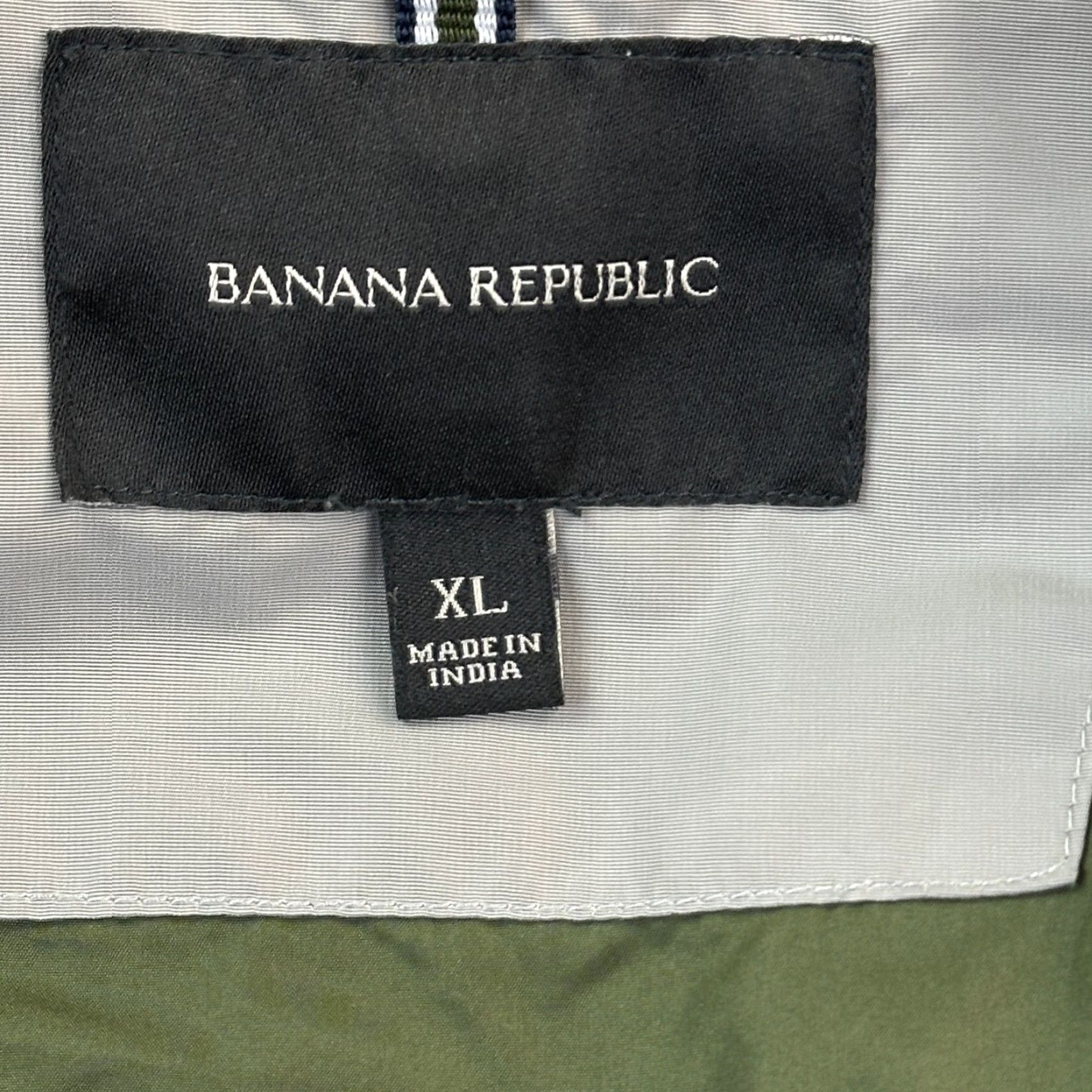 Banana Republic Banana Republic Baseball Jacket Mens XL Gray Navy Snap Front Bomber Casual Jacket Mens XL Gray Navy Snap Front Multicolor 90s Retro Punk Rock Size US XL / EU 56 / 4 - 5 Thumbnail