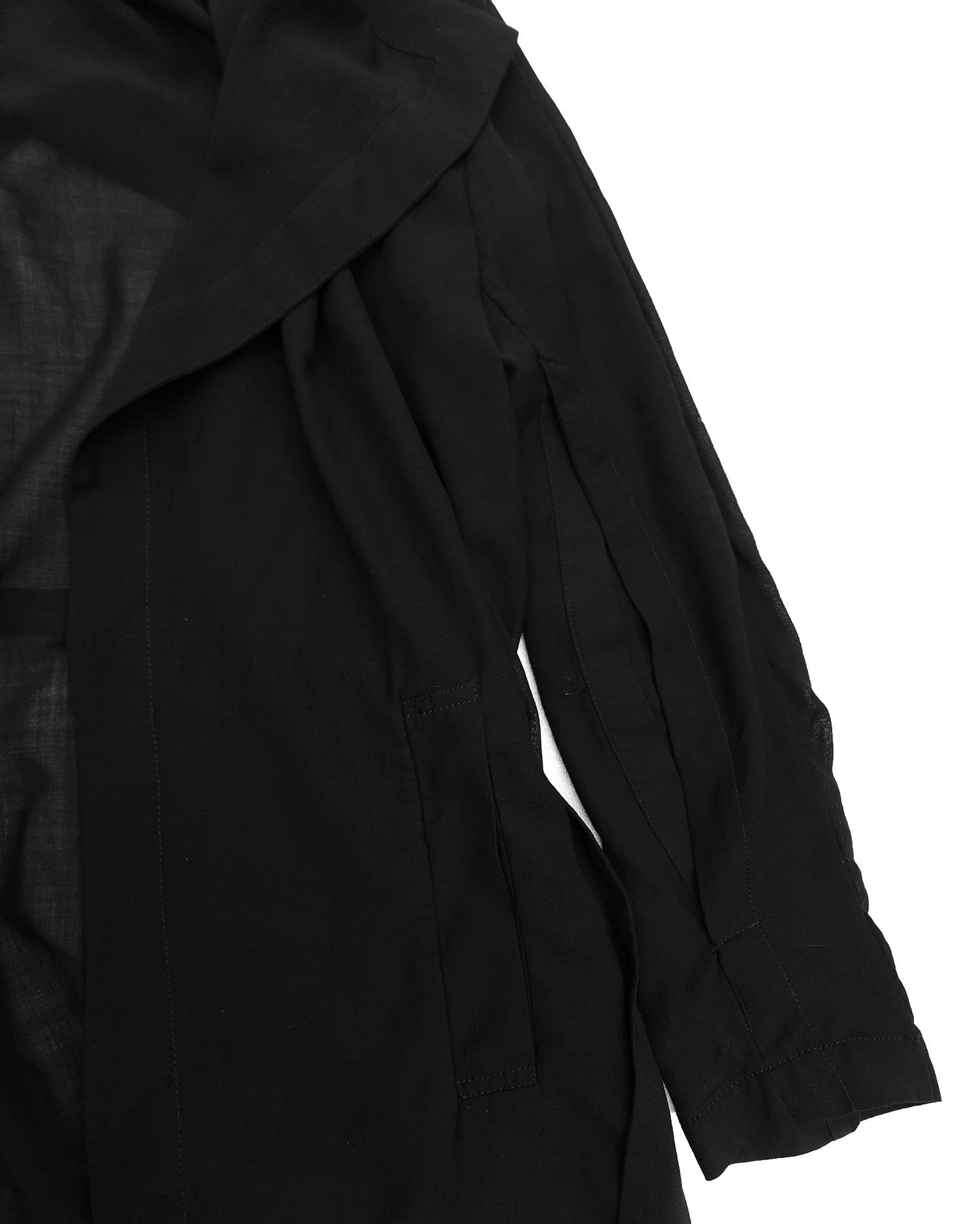 Ann Demeulemeester Ann Demeulemeester Semi-Sheer Trench Coat Size M / US 6-8 / IT 42-44 - 4 Thumbnail