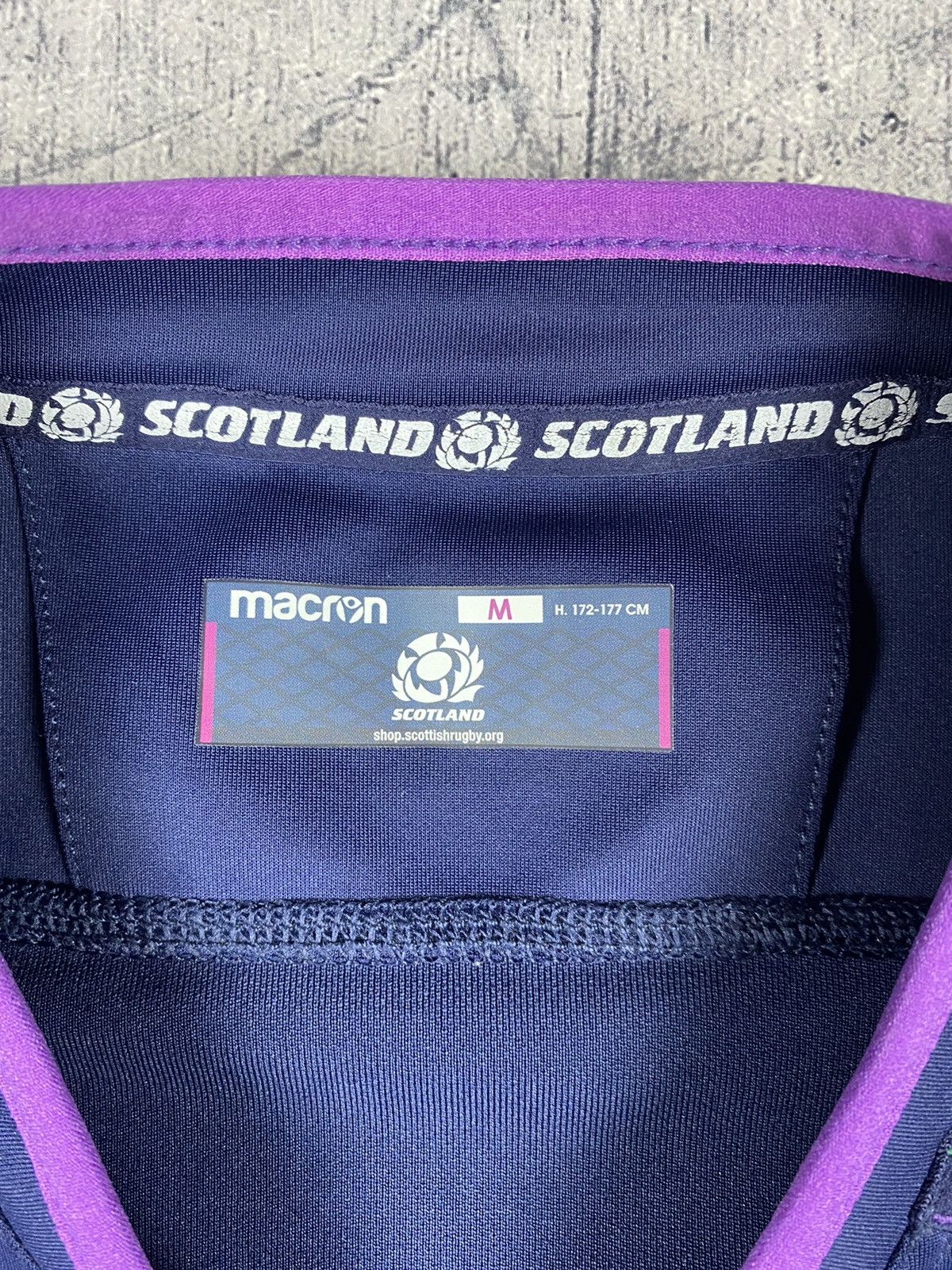 Other Macron Scotland Rugby Jersey Tee Rare Y2k Drill Hype Size US M / EU 48-50 / 2 - 10 Thumbnail