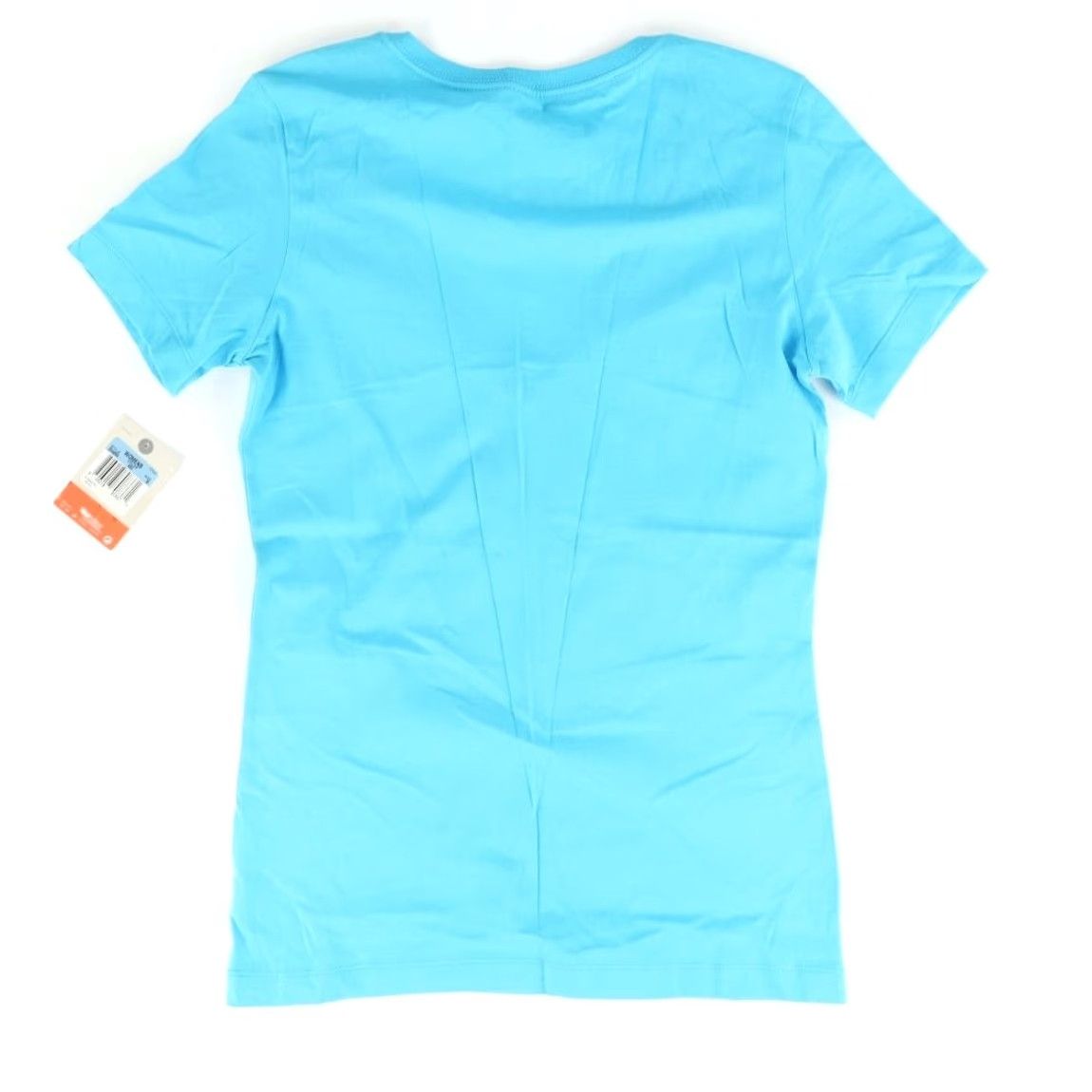Nike Nike Running Strong 504854 Solid V-Neck Basic Blue Women's M Shirt Size M / US 6-8 / IT 42-44 - 4 Thumbnail