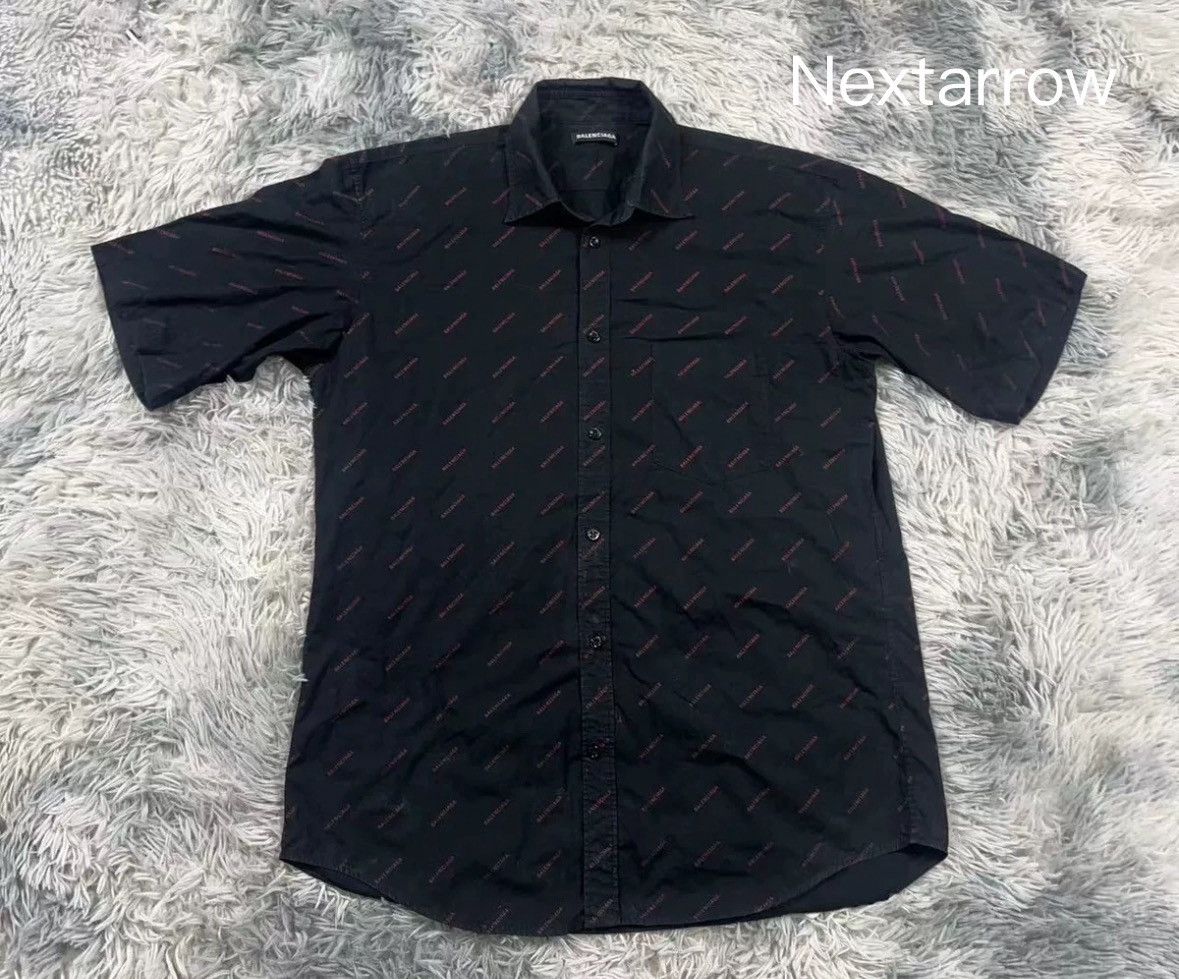 Balenciaga Balenciaga full printed shirt Size US M / EU 48-50 / 2 - 1 Thumbnail