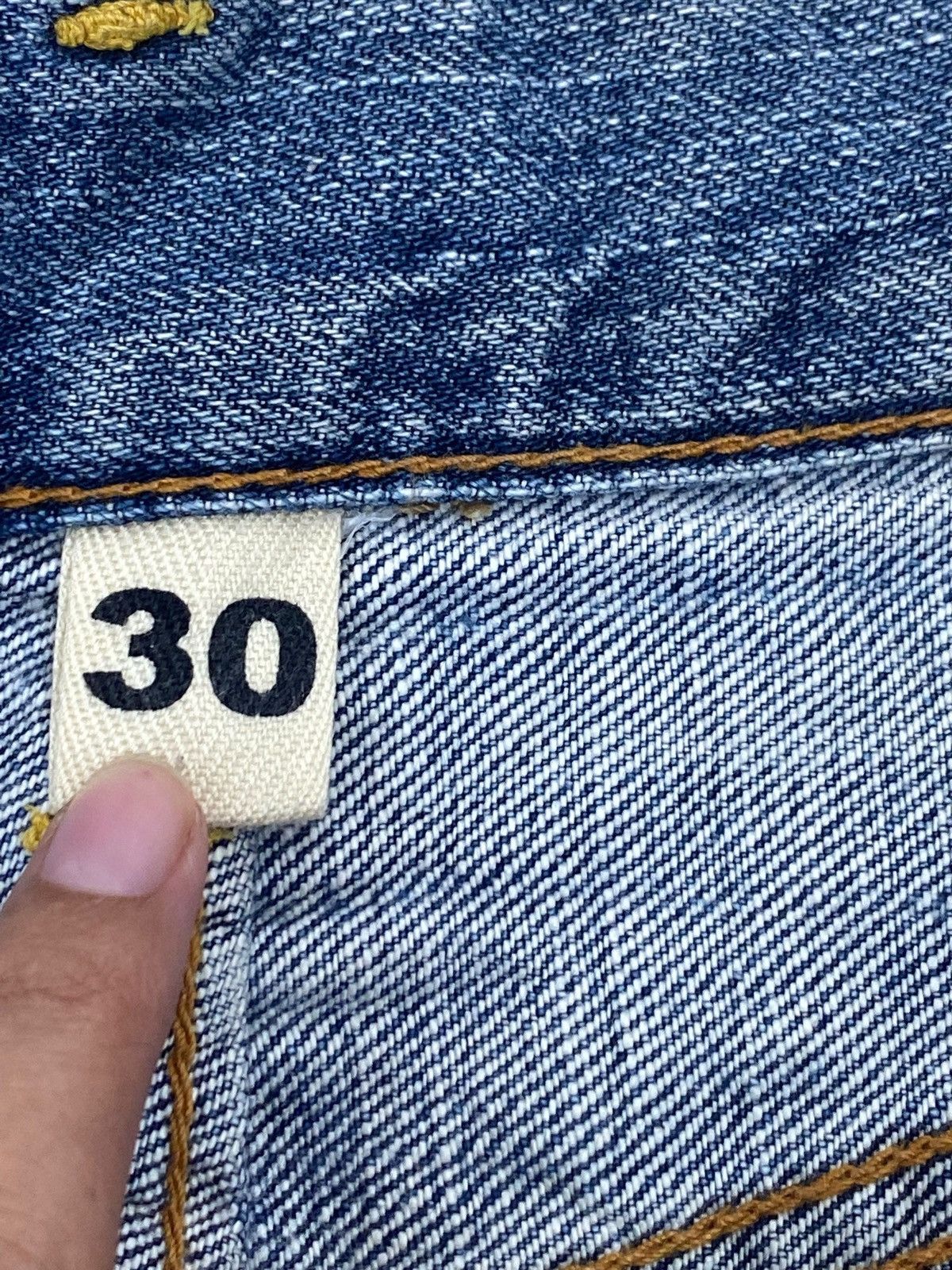 Japanese Brand Japanese Brand Whiskers Distressed Style Loose Jeans Size US 30 / EU 46 - 15 Thumbnail