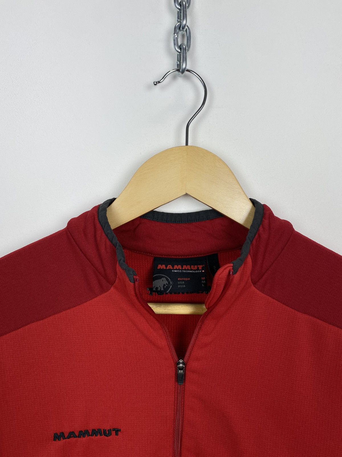 Other Mammut Polartec Cycling Jersey Shirt 1/3 Zip Top Red Sport Size US M / EU 48-50 / 2 - 9 Thumbnail