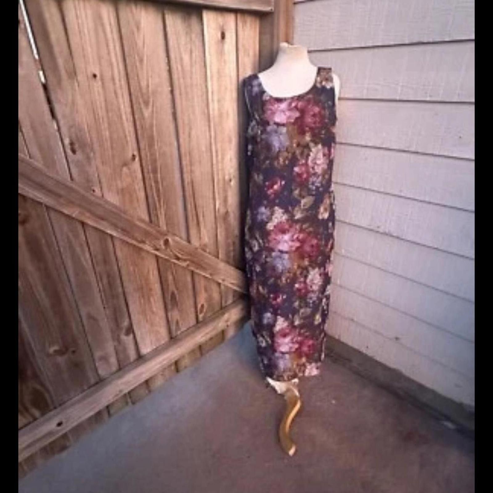 Other Vintage Miss Dorby Midi Shift Dress Women's Size 6/8 floral Size M / US 6-8 / IT 42-44 - 2 Thumbnail