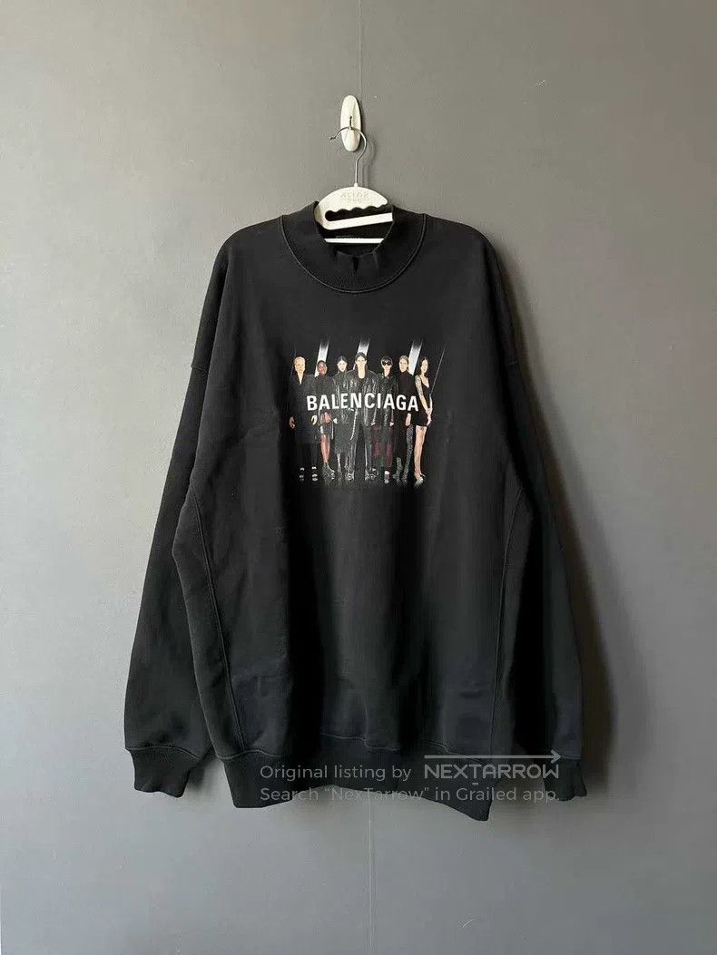 Balenciaga Balenciaga Black Portrait Hoodie Size US S / EU 44-46 / 1 - 1 Thumbnail