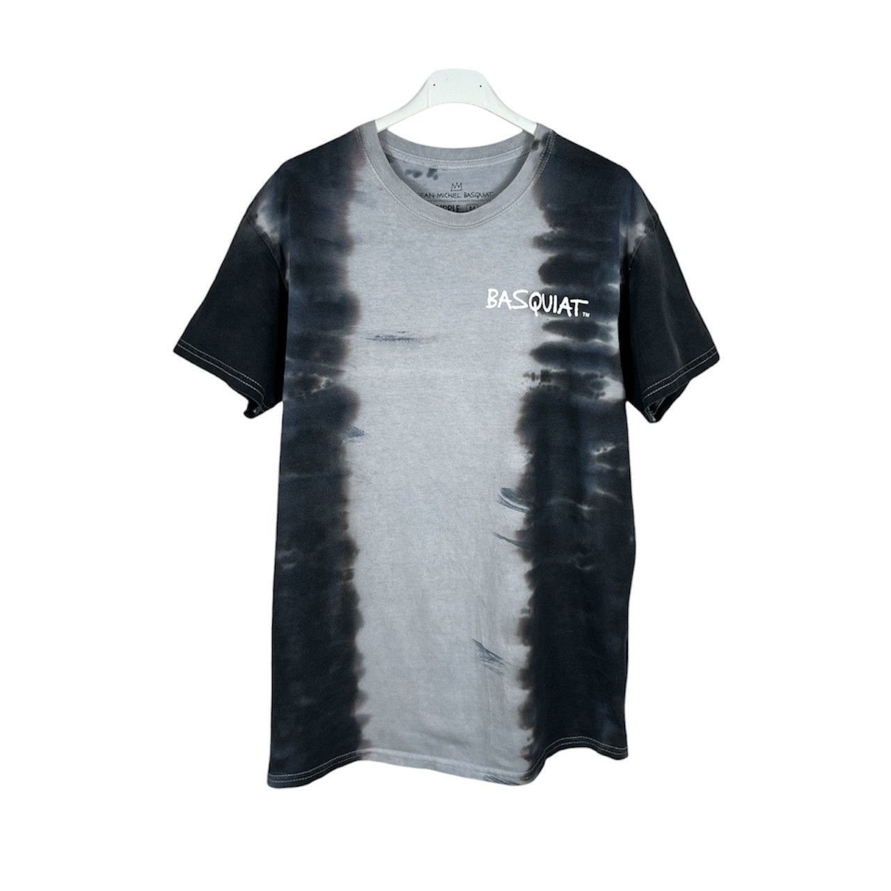 Jean-Michel Basquiat Jean-Michel Basquiat ripple tie dye modern art back logo tee Size US M / EU 48-50 / 2 - 1 Thumbnail