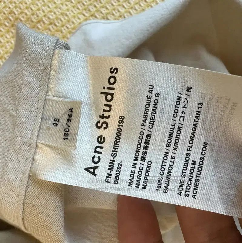 Acne Studios Acne Studios Summer Beige Cotton Shirt. Size US L / EU 52-54 / 3 - 5 Thumbnail