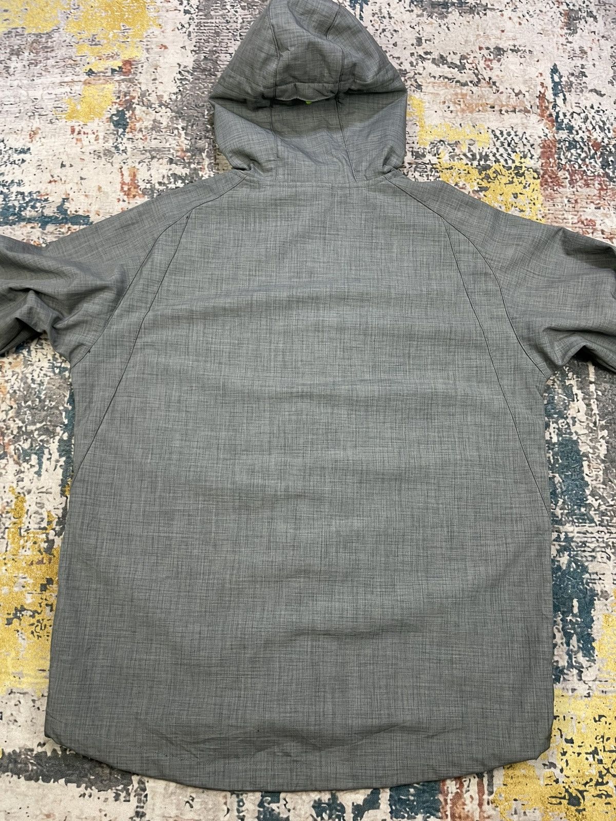 Japanese Brand Double Diamond Softshell Neon Grey Jacket Size US M / EU 48-50 / 2 - 5 Thumbnail