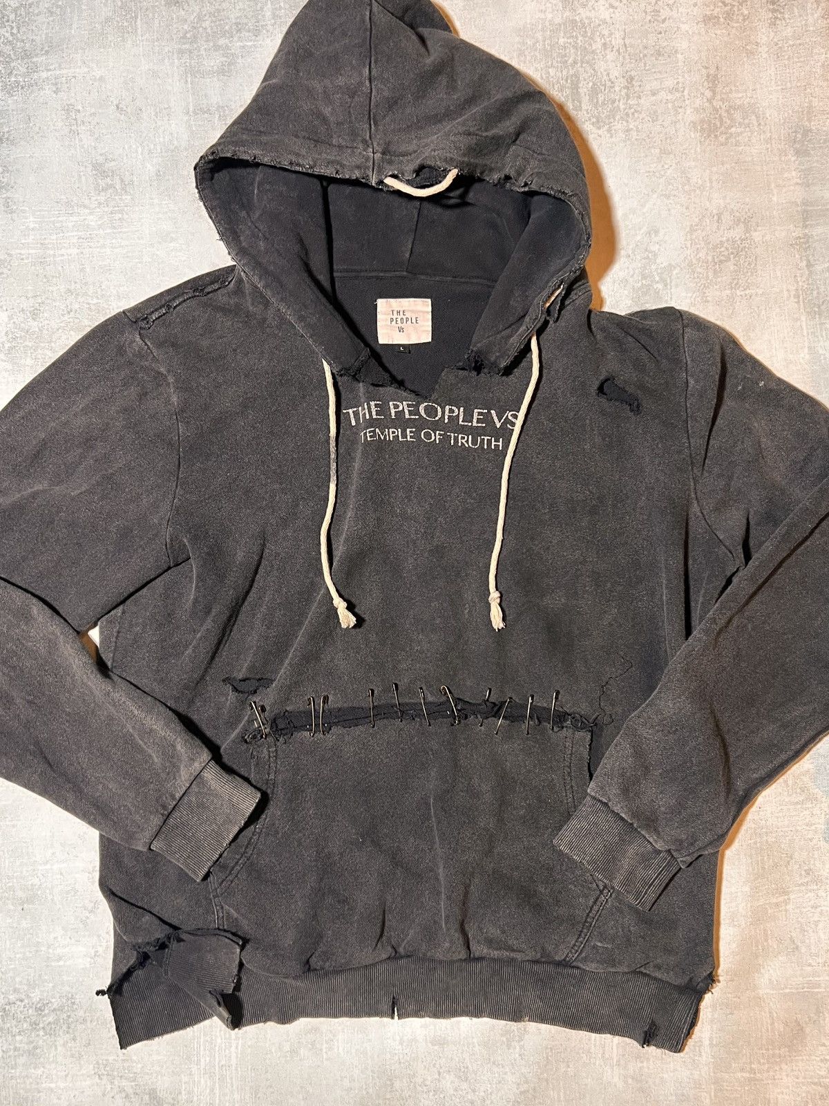 The People Vs. Custom 1/1 The People Vs Hoodie Temple Of Truth Size US L / EU 52-54 / 3 - 1 Thumbnail