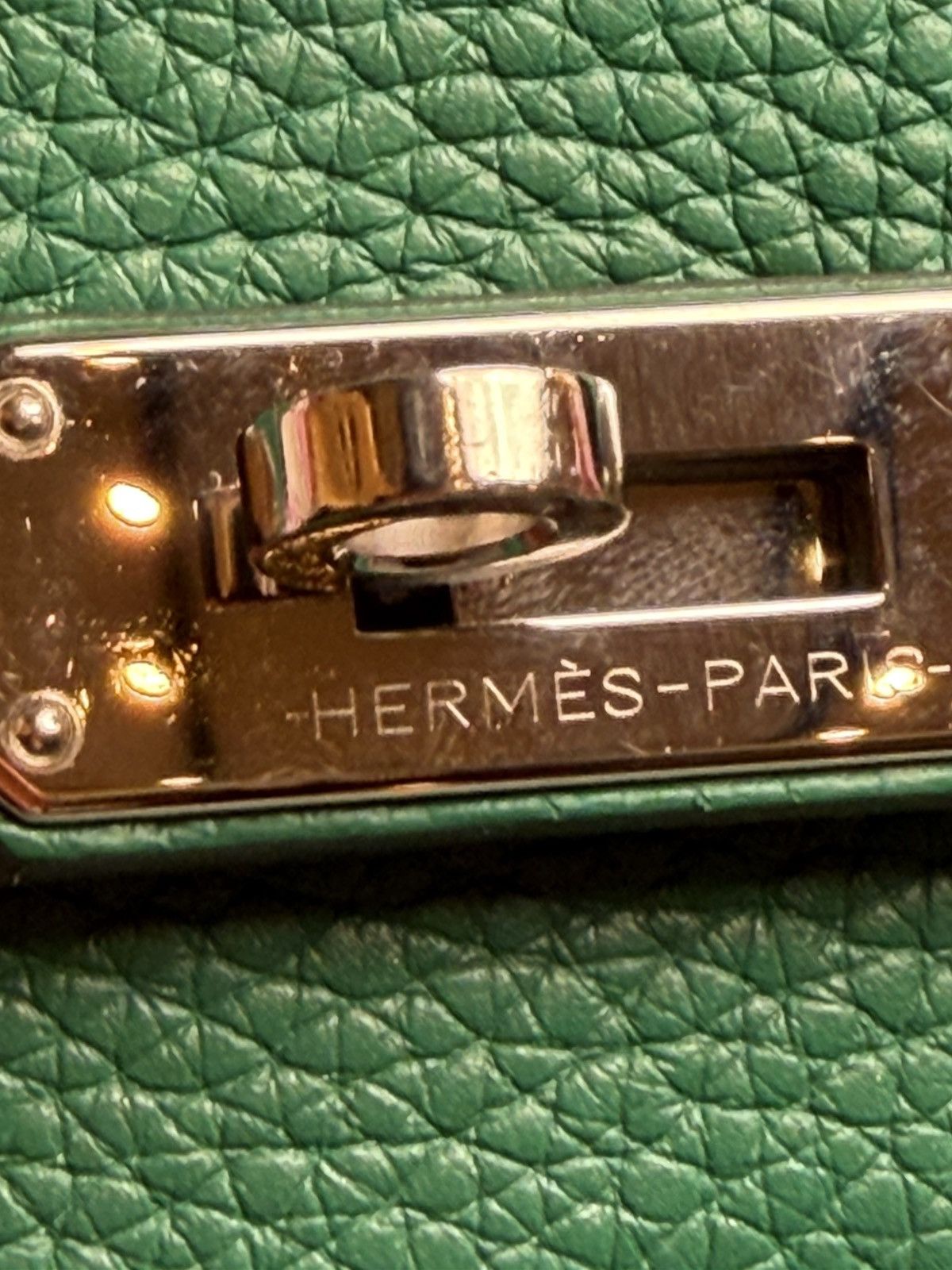 Hermes Kelly Bag 28 Clemence Leather Stamp A Vert Vertigo Size ONE SIZE - 24 Thumbnail