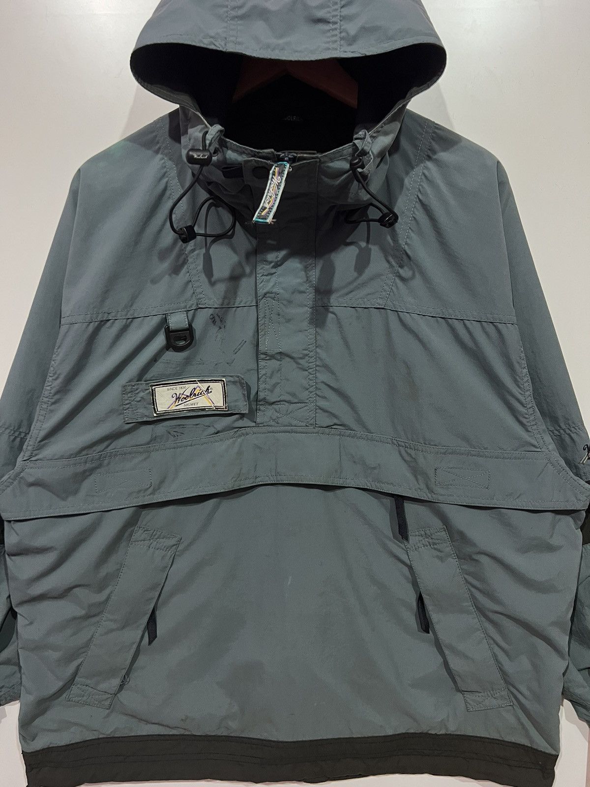 Other 🔥VTG WOOLRICH OUTDOOR SIGMET ANORAK HOODIE WINDBREAKER - M Size US L / EU 52-54 / 3 - 4 Thumbnail