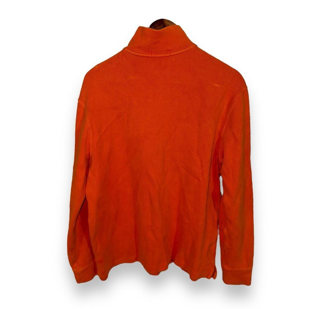 Polo Ralph Lauren Polo Ralph Lauren University Orange Estate Rib 1/4 Zip Sweat Size US M / EU 48-50 / 2 - 7 Thumbnail