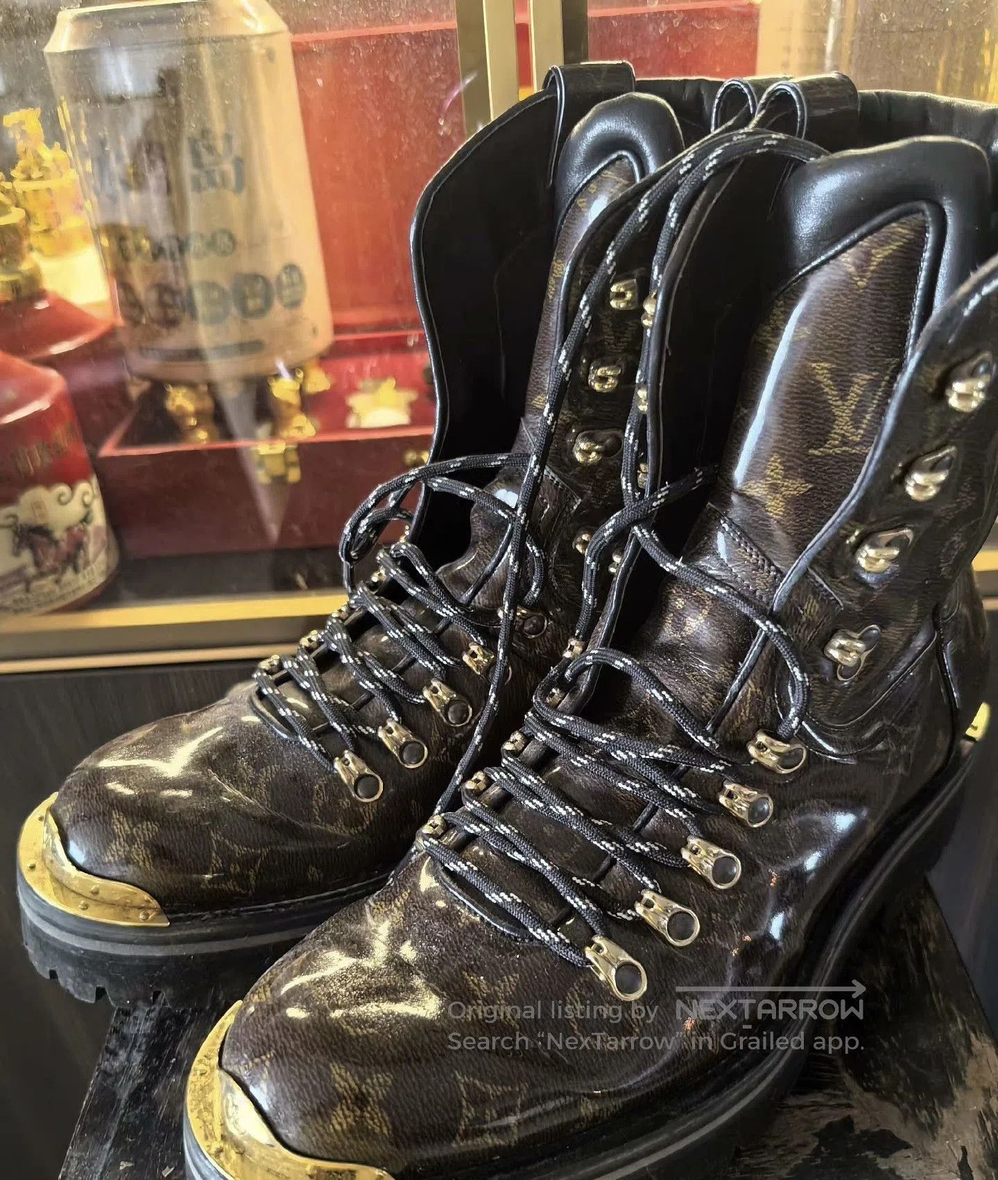 Louis Vuitton High-Top Martin Boots Jelly.