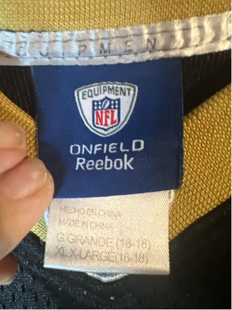 Reebok Men's Reebok Saints Ingram Jersey XL Black Gold NFL Football Size US S / EU 44-46 / 1 - 3 Thumbnail