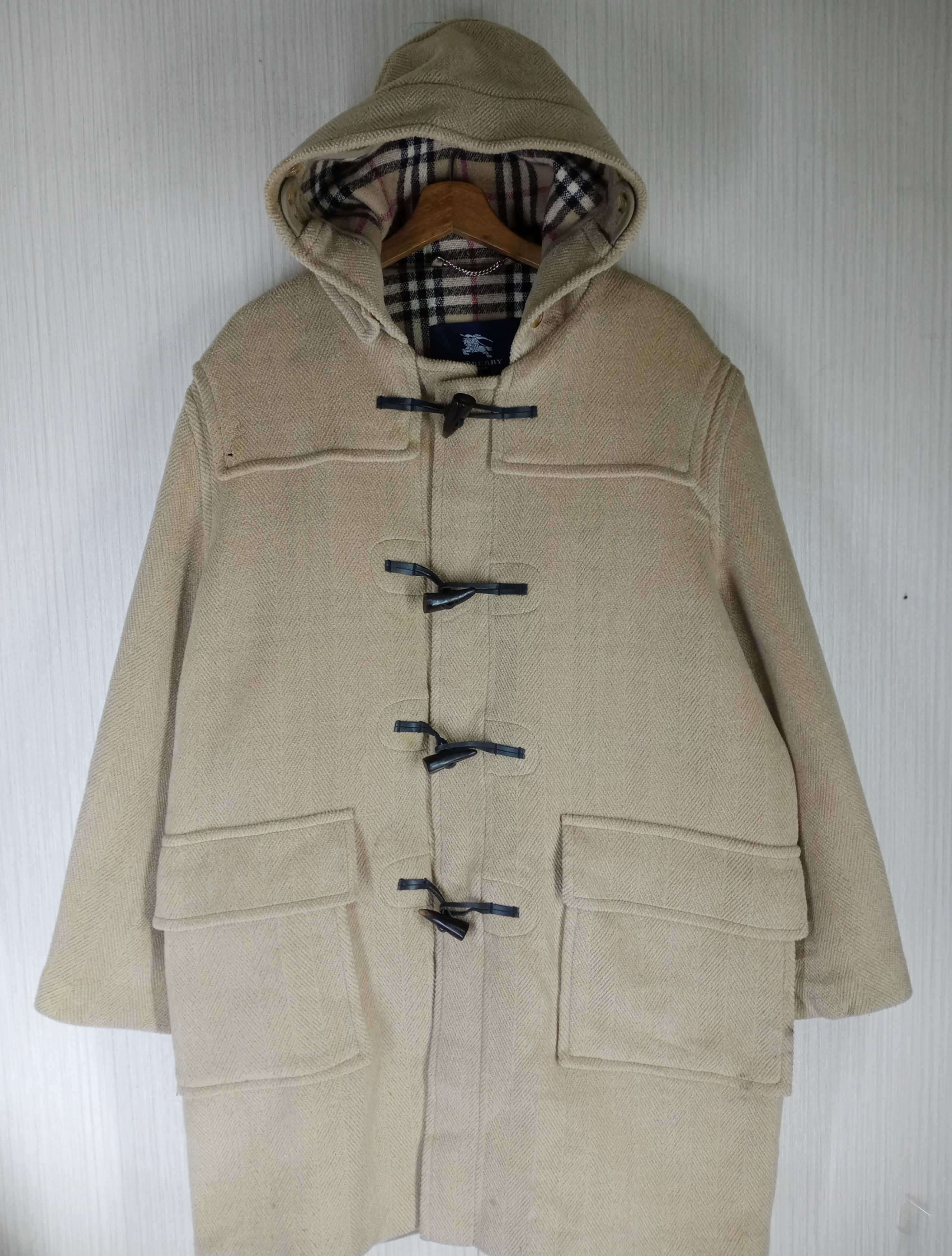 Burberry Vintage Burberry Duffle Coating Nova Check Made England Size US L / EU 52-54 / 3 - 2 Thumbnail