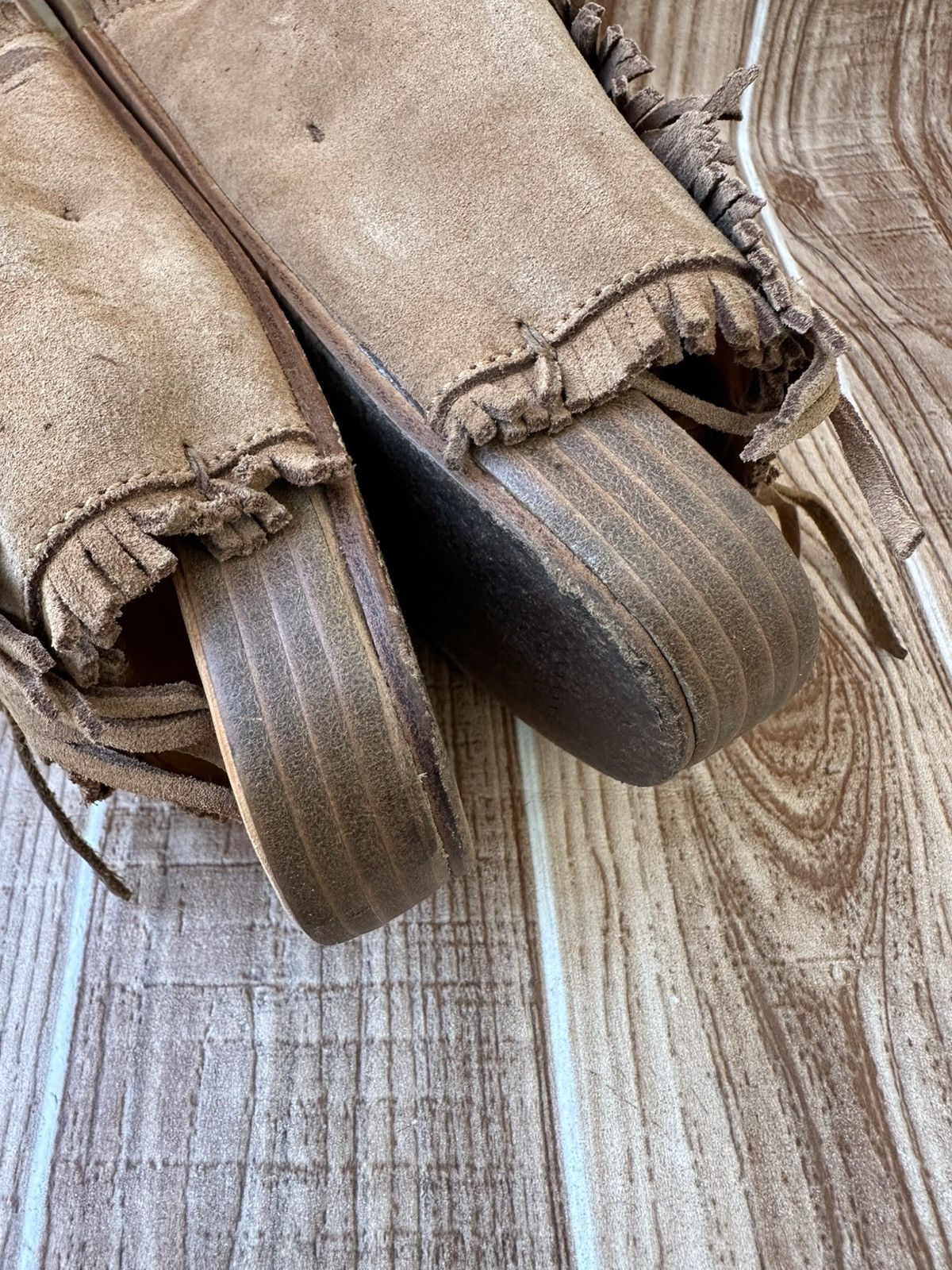 Visvim Visvim Christo Shaman Slides Brown XL Size US 12 / EU 45 - 16 Thumbnail