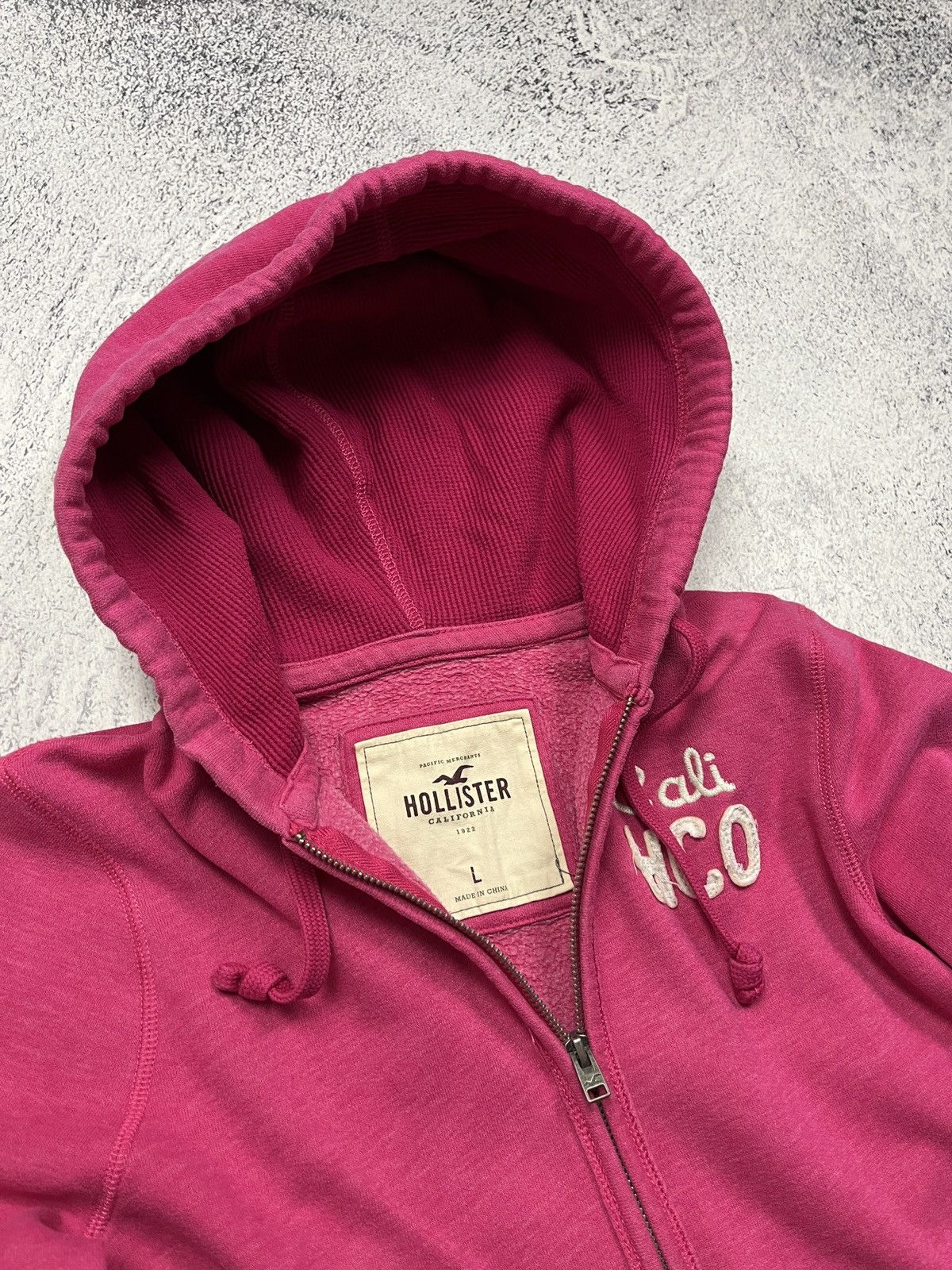 Hollister Y2K Holister Zip Hoodie Jacket Japanese Style Avant Garde Size L / US 10 / IT 46 - 7 Thumbnail