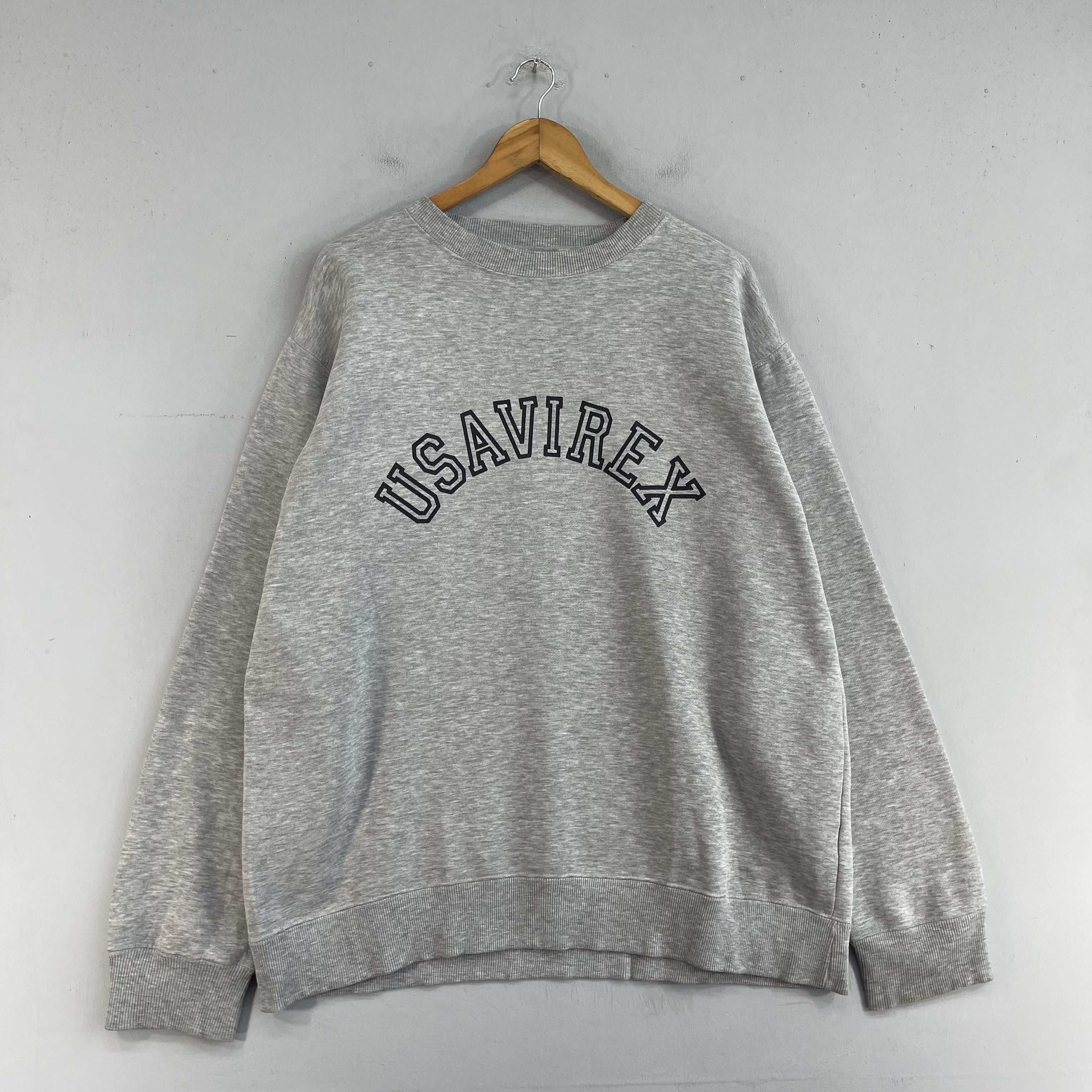 Avirex × Vintage Vintage 90s AVIREX Usaf Spellout Printed Crewneck Sweatshirt Size US XL / EU 56 / 4 - 3 Thumbnail
