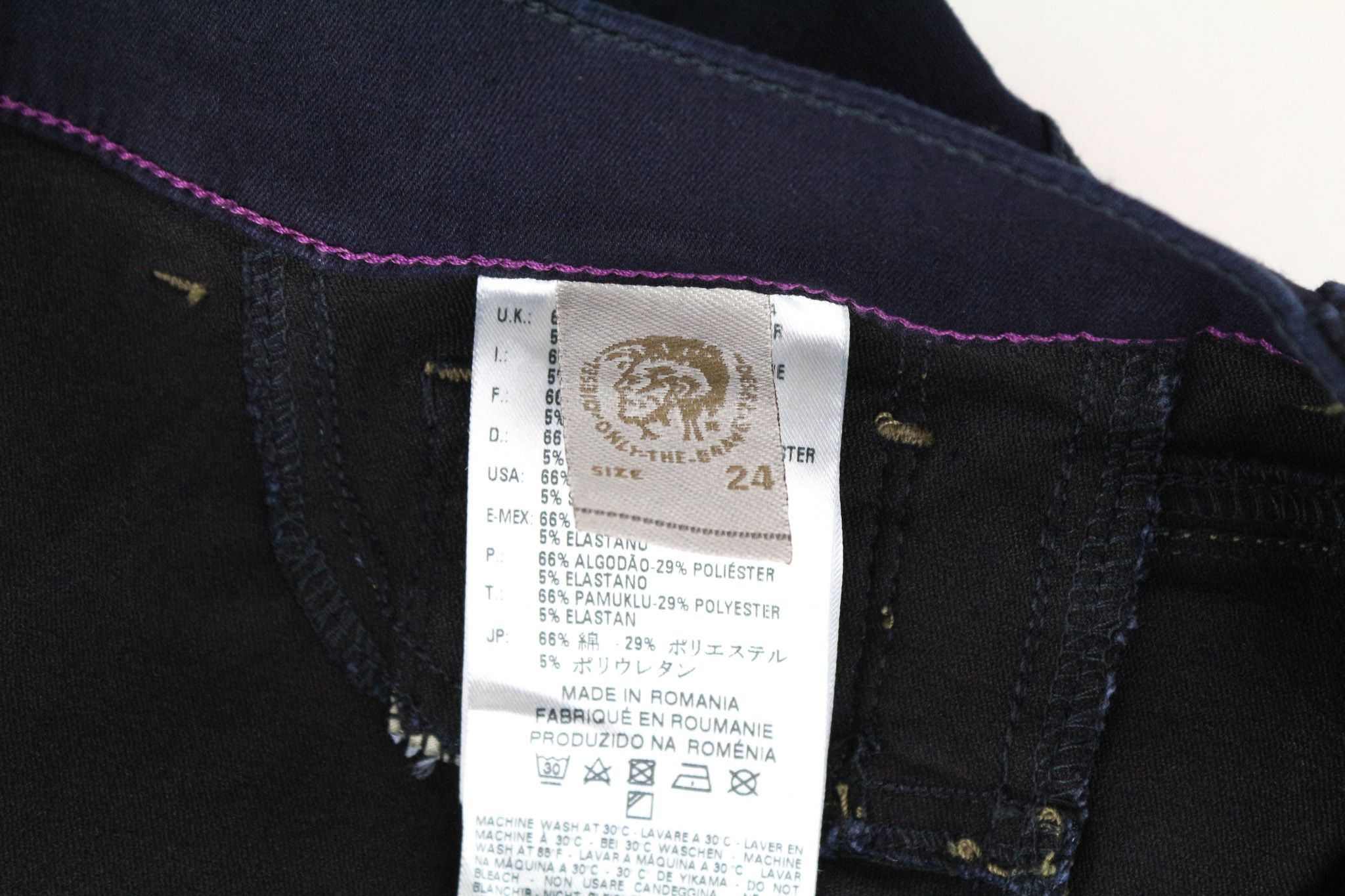 Diesel LIVIER 0881B W24 Blue Jegging Jeans 71551 Size 24" / US 00 / IT 34 - 7 Thumbnail