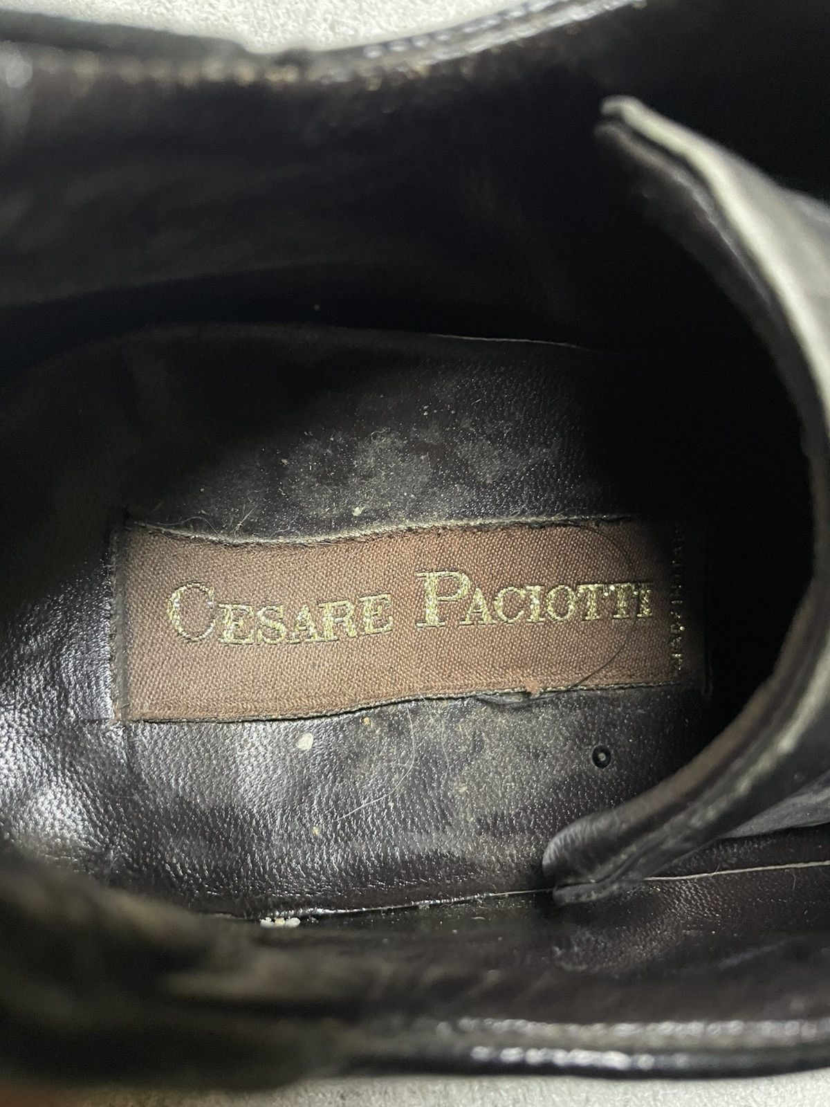 Paciotti Paciotti Death Opium LGB Punk Leather Sneakers If6Was9 Size US 8 / EU 41 - 7 Thumbnail