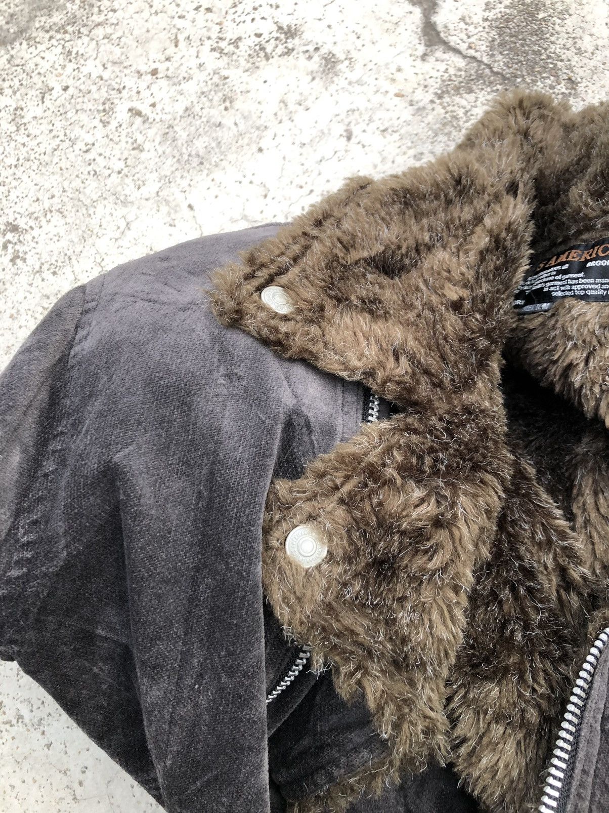 Smith's American VELVET SHERPA LINED DOUBLE COLAR JACKET Size US M / EU 48-50 / 2 - 7 Thumbnail