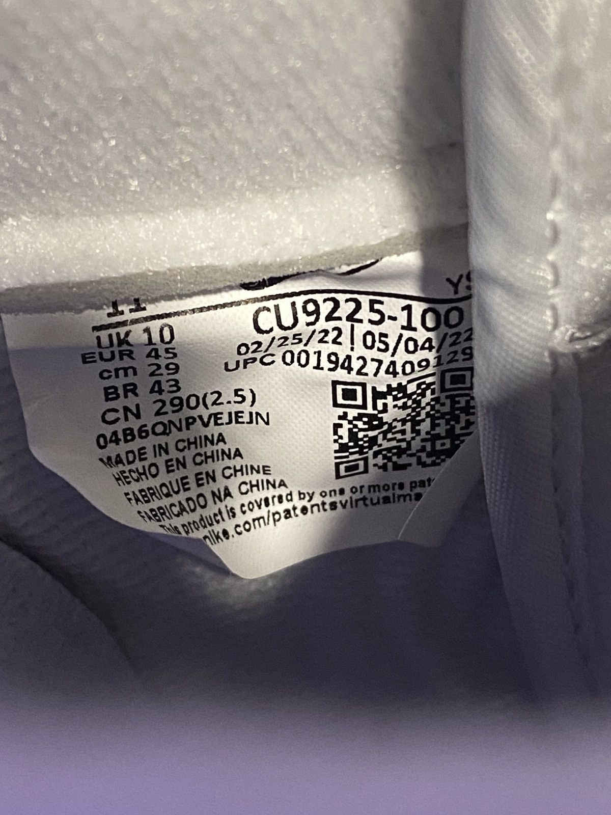 Nike × Supreme Nike Air Force 1 low supreme white Size US 11 / EU 44 - 7 Thumbnail