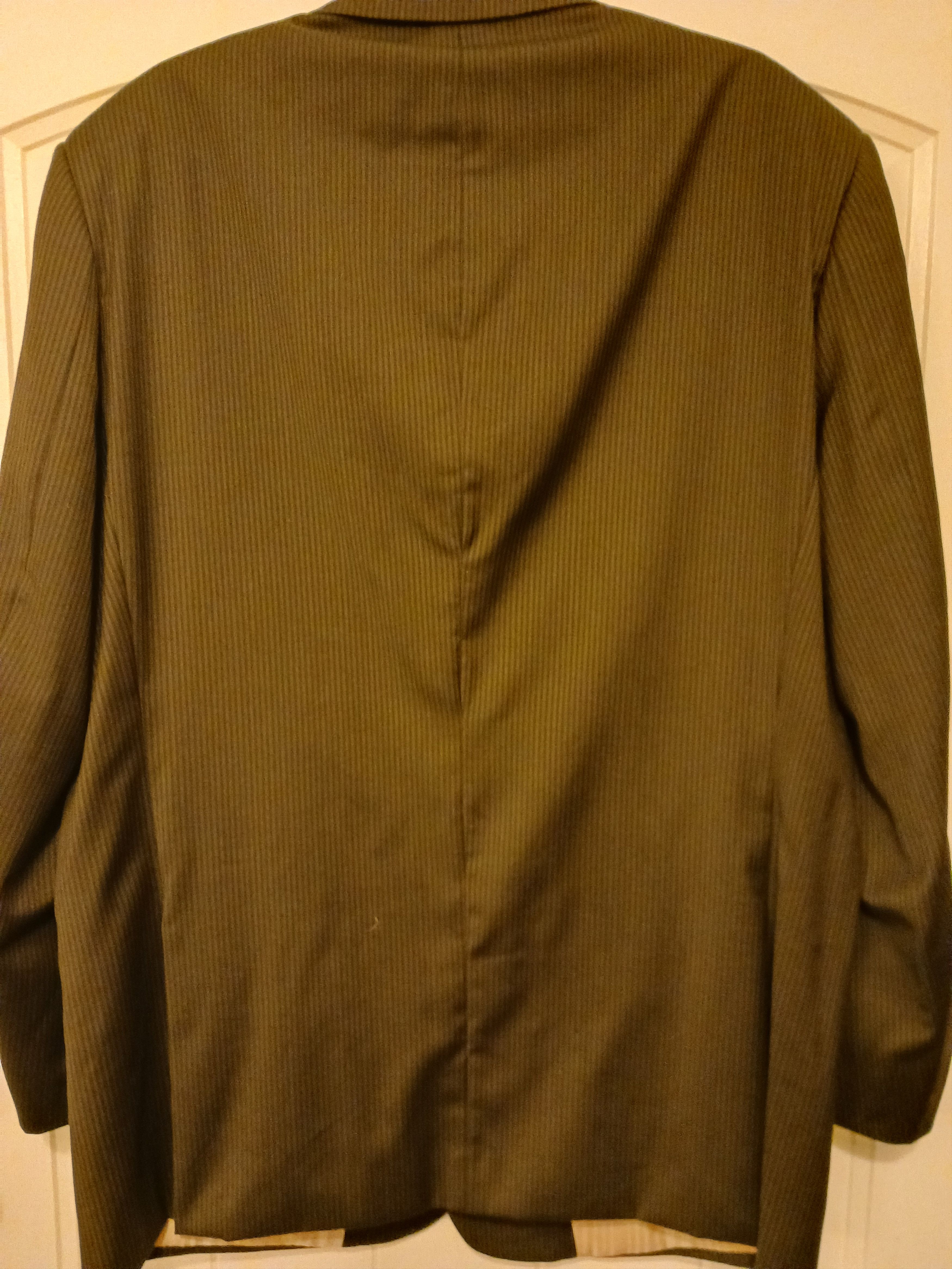 Other 100% Wool Striped Blazer Size 44R - 2 Thumbnail