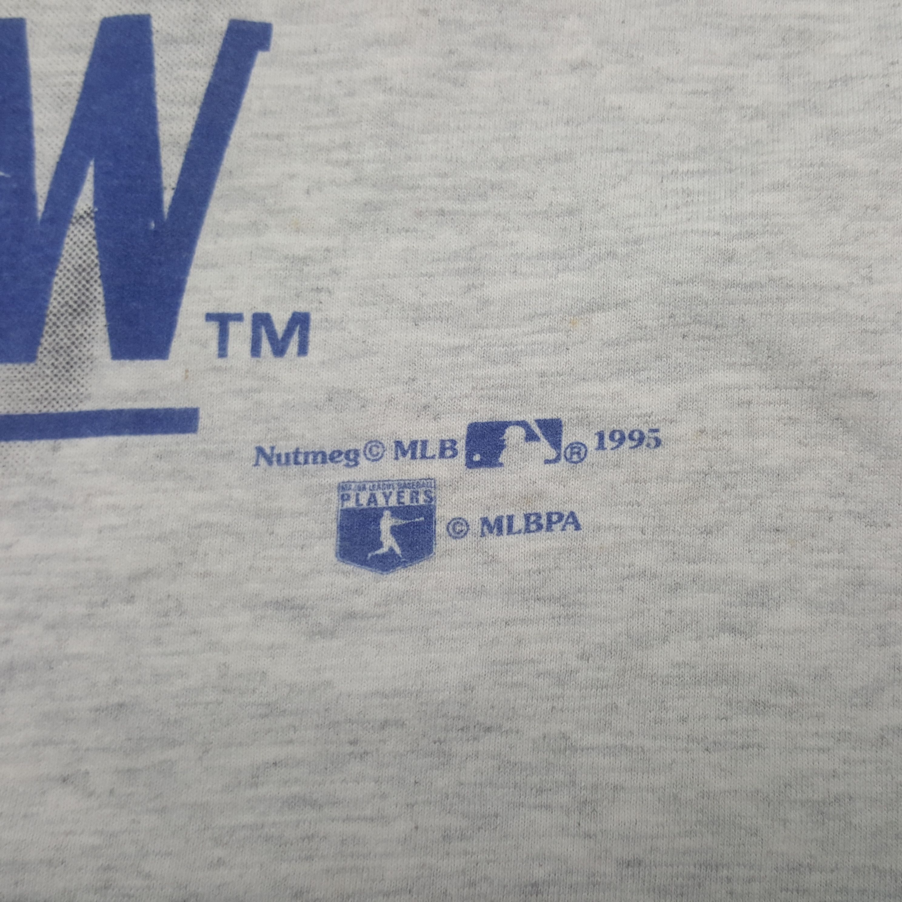 MLB × Nutmeg × Vintage Vintage Nutmeg Hideo Nomo 16 Baseball Team 1995 Tshirt Size US L / EU 52-54 / 3 - 6 Thumbnail
