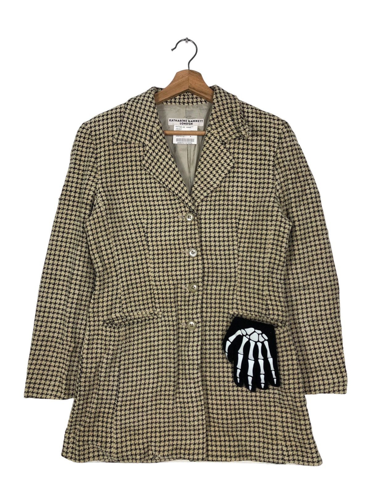 Japanese Brand 🔥90’s Double Breast Chore Jacket Tartan Design Size US M / EU 48-50 / 2 - 1 Thumbnail