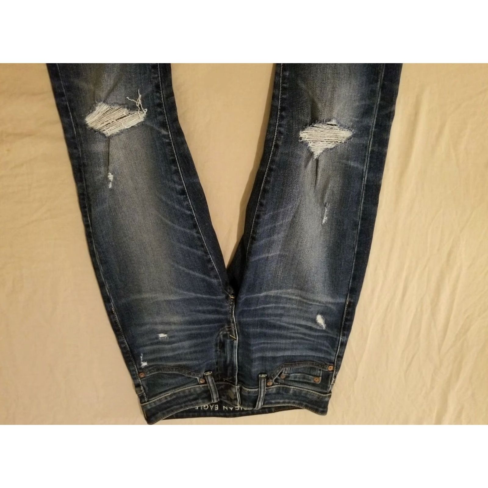 American Eagle Outfitters VINTAGE? Mens American Eagle Outfitters Jeans Skinny 26x28 Denim Blue 28 Inseam Mens Jeans Skinny 26x28 Denim Blue America Eagle Outfitters Jeans Size US 26 / EU 42 - 3 Thumbnail