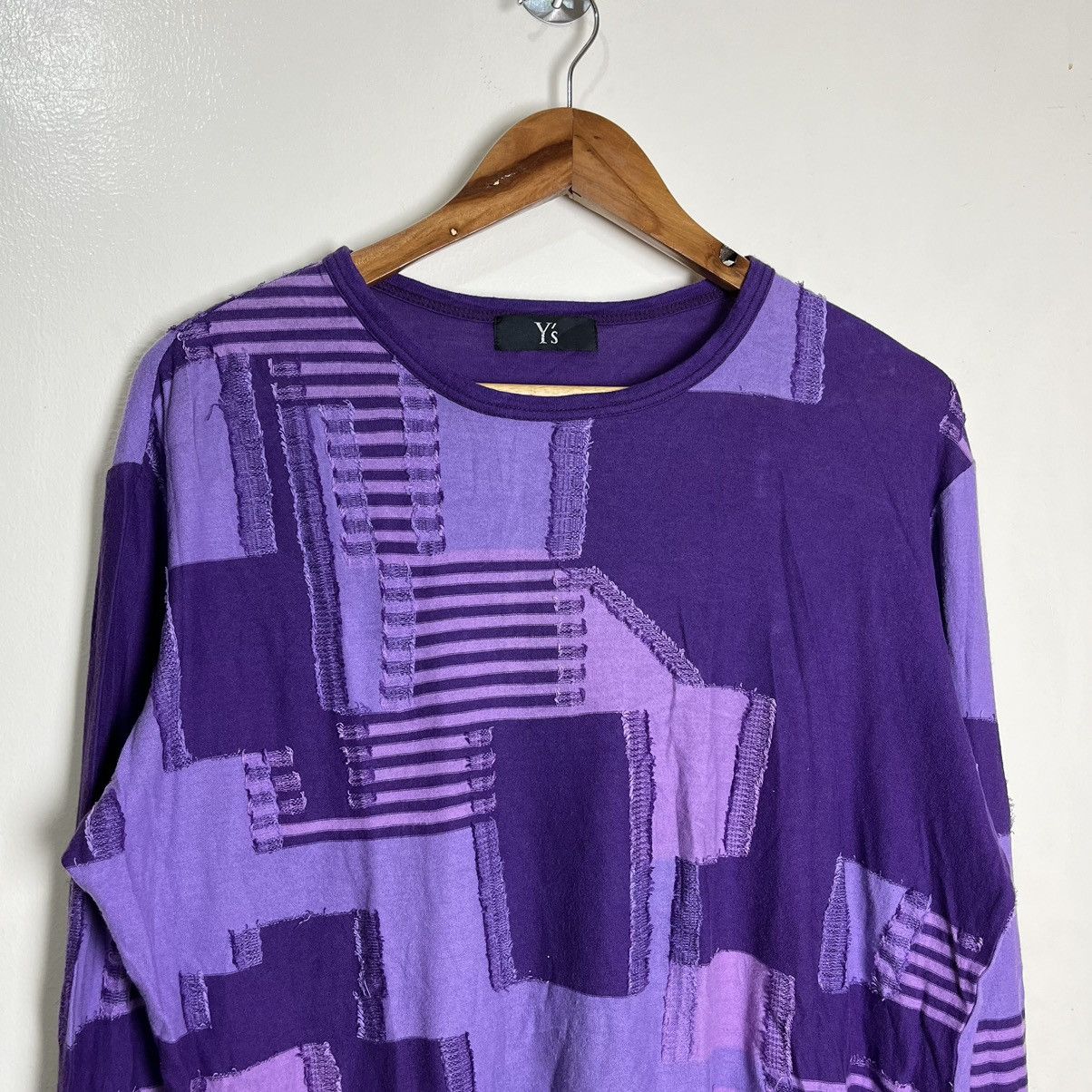 Y's Y's by Yohji Yamamoto Patchwork Sweater Size US L / EU 52-54 / 3 - 2 Thumbnail
