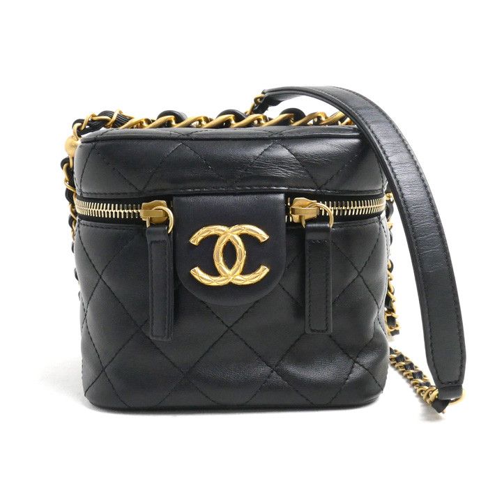Chanel Chanel Chanel Matelasse Small Vanity Calfskin Shoulder Bag Leather Vanity Bag AS3228 DUTY FREE for USA Size ONE SIZE - 1 Thumbnail