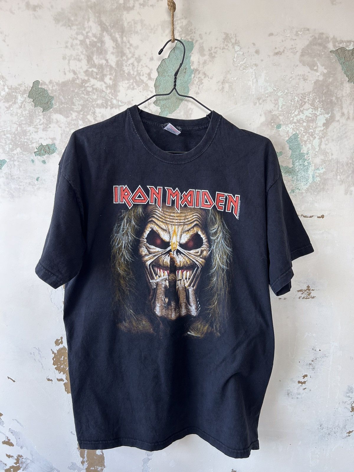 Iron Maiden VINTAGE IRON MAIDEN ROCK T-SHIRT Size US XL / EU 56 / 4 - 1 Thumbnail