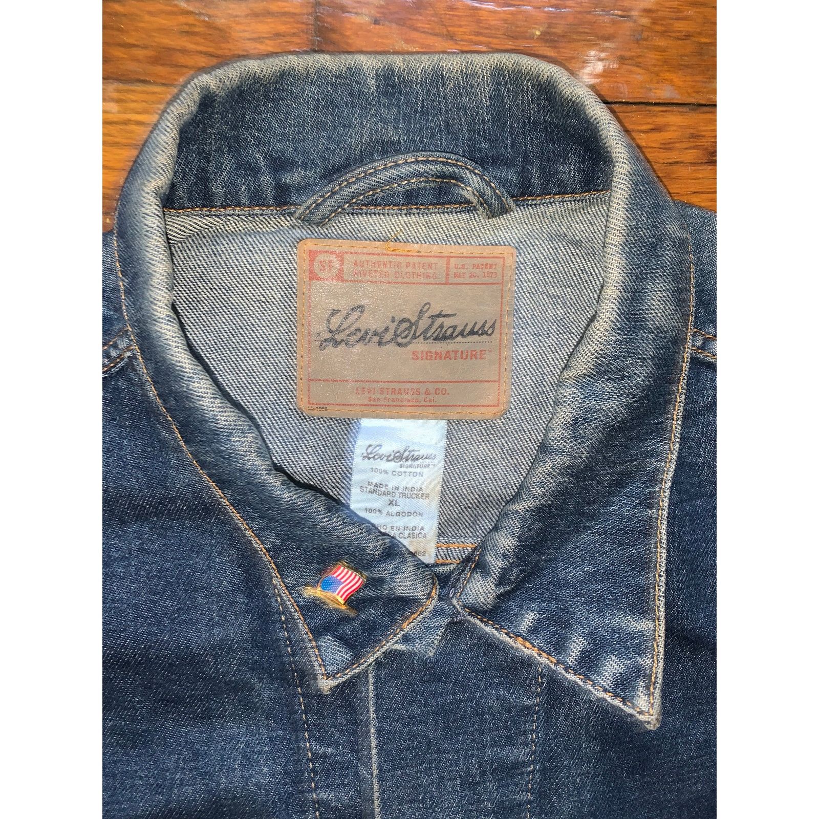 Levi's Levi Strauss Signature Denim Jacket Mens XL Medium Dark Wash Size US XL / EU 56 / 4 - 2 Thumbnail