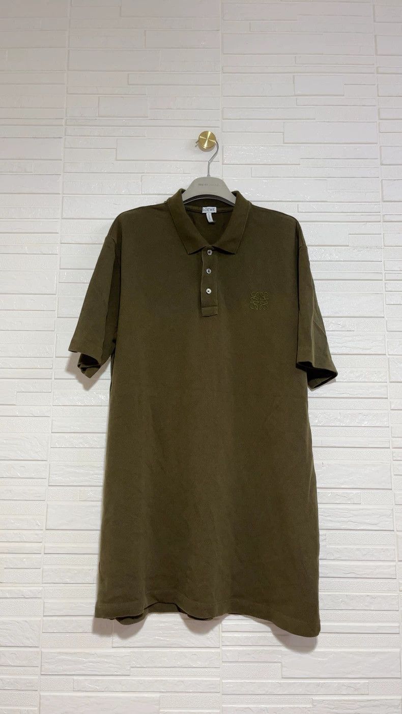 Loewe LOEWE Polo shirt with short sleeves and embroidered logo o Size XL / US 12-14 / IT 48-50 - 1 Thumbnail