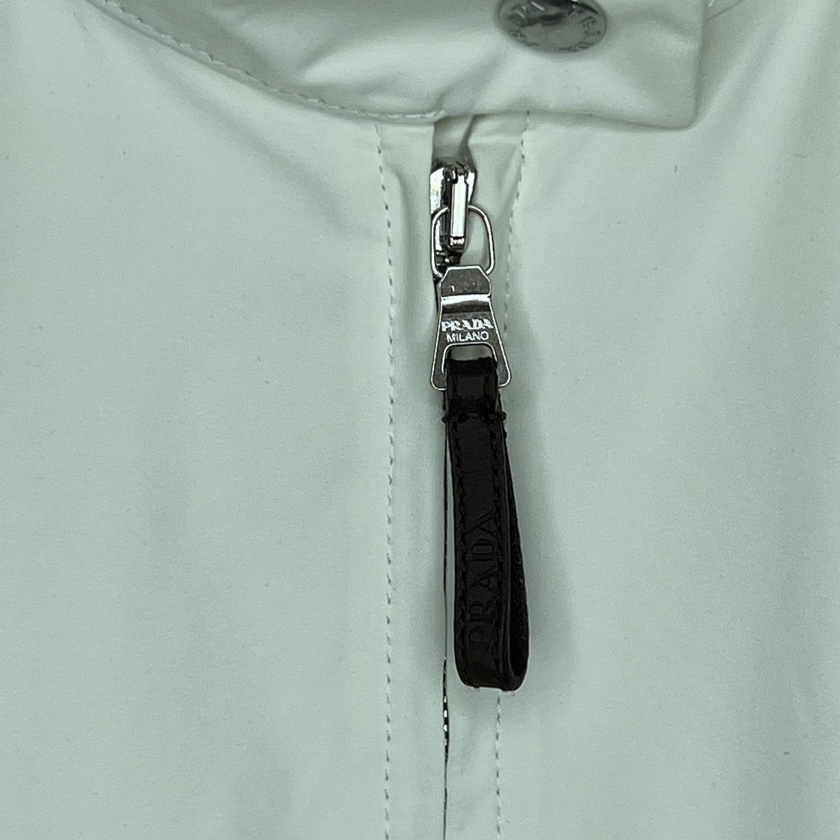 Prada Prada Milano Nylon White Wind Stopper Goretex Light Jacket Size M / US 6-8 / IT 42-44 - 5 Thumbnail