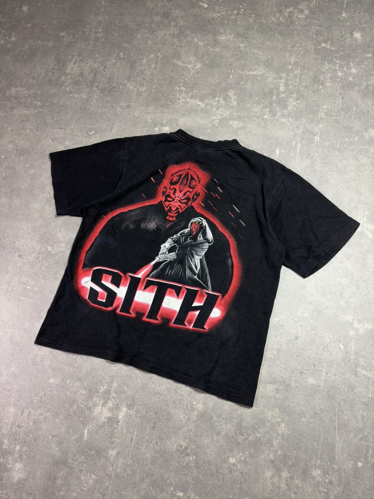 Star Wars 00s Star Wars Jedi vs Sith Faded Tee S M Rare Movie Size US S / EU 44-46 / 1 - 2 Thumbnail