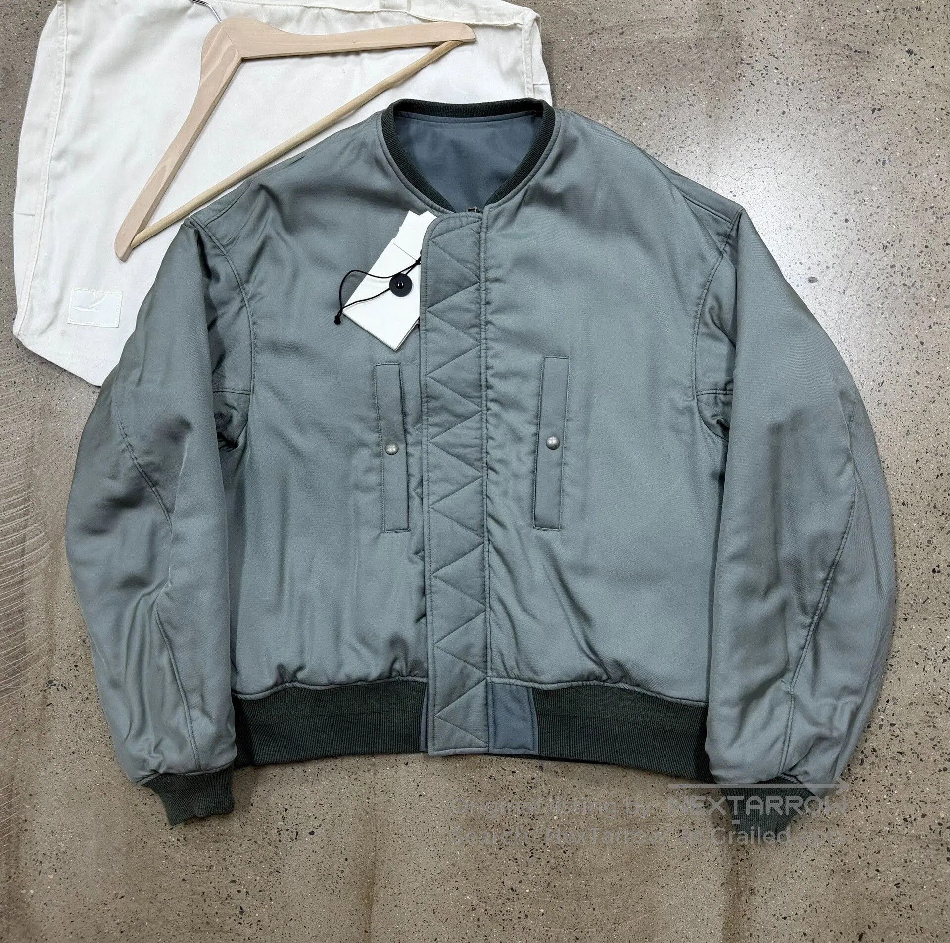 Visvim Visvim Thorson MA1 Silk Jacket Grey. Size US L / EU 52-54 / 3 - 2 Thumbnail