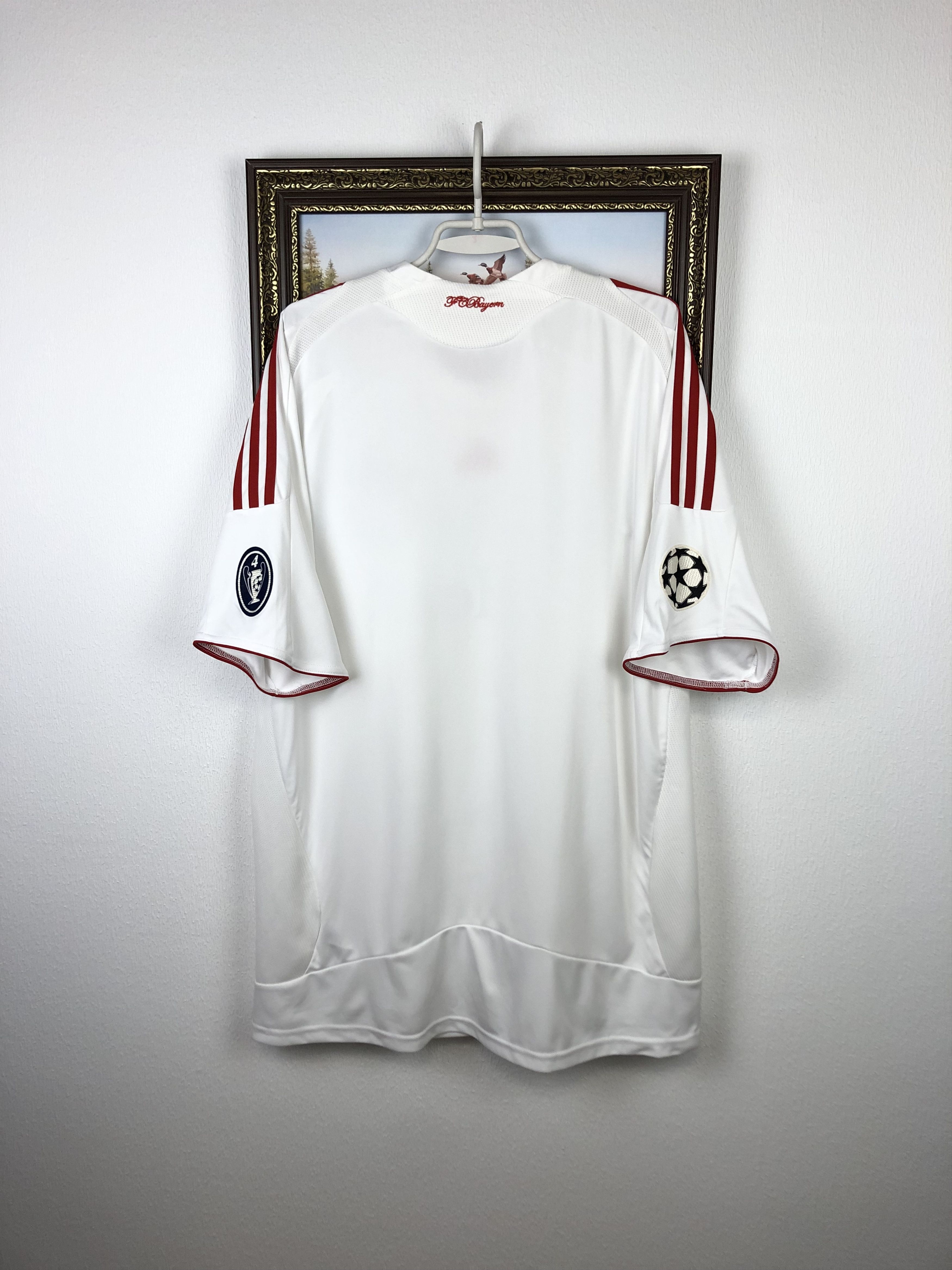 Adidas Bayern Munich football shirt 2008 Soccer Adidas Tee Hype Size US XXL / EU 58 / 5 - 15 Thumbnail