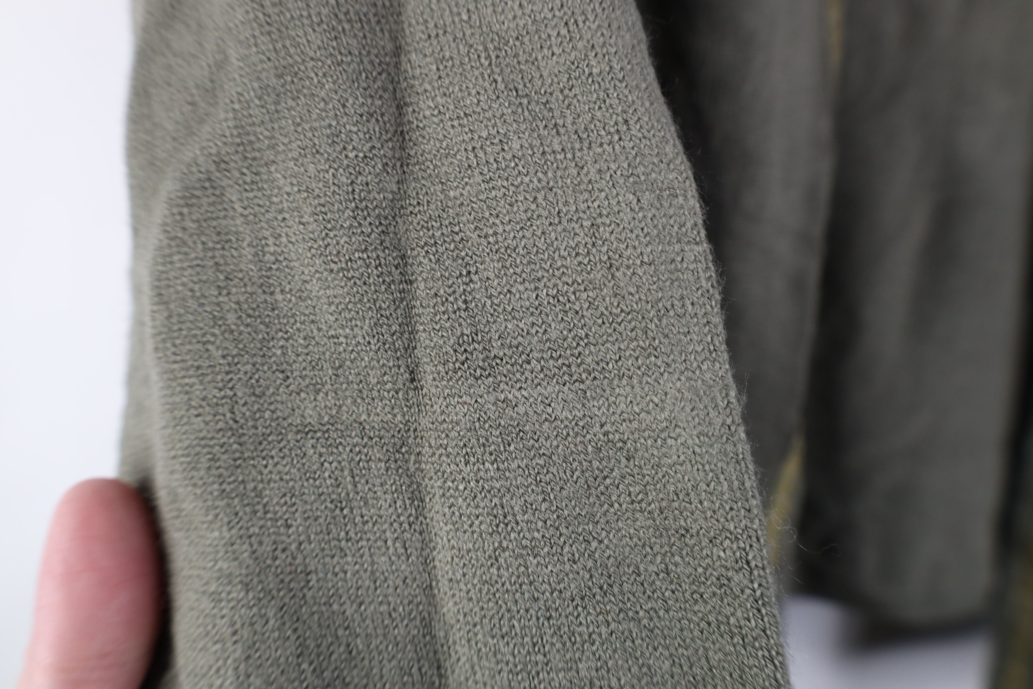 Vintage Vintage 90s Y2K Babydoll Front Knit Cardigan Sweater Green Size XL / US 12-14 / IT 48-50 - 7 Thumbnail