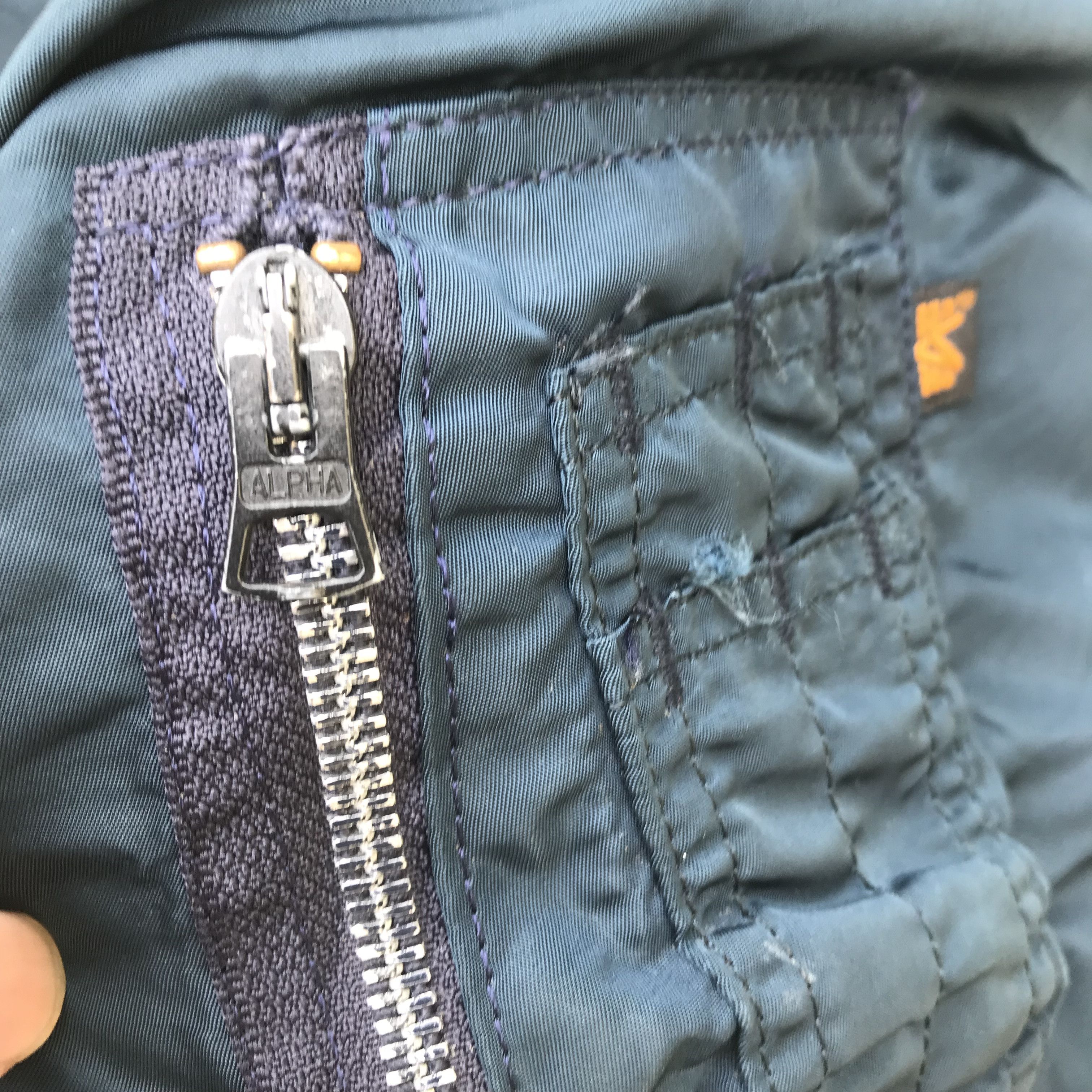 Alpha Industries Vintage Alpha Industries MA-1 Bomber Flight attendant Nato Size US XL / EU 56 / 4 - 7 Thumbnail