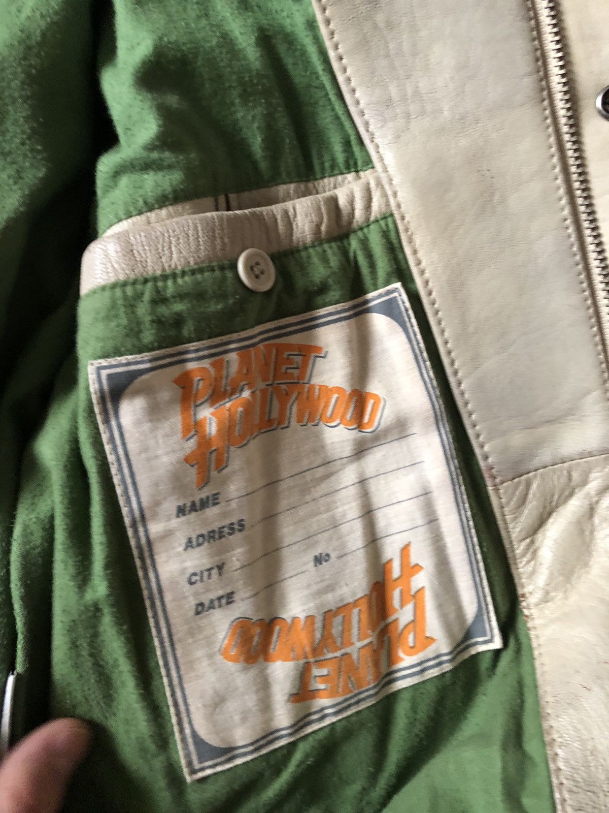 Planet Hollywood PLANET HOLLYWOOD VINTAGE LEATHER JACKET LIKE STALLONE Size US S / EU 44-46 / 1 - 14 Thumbnail