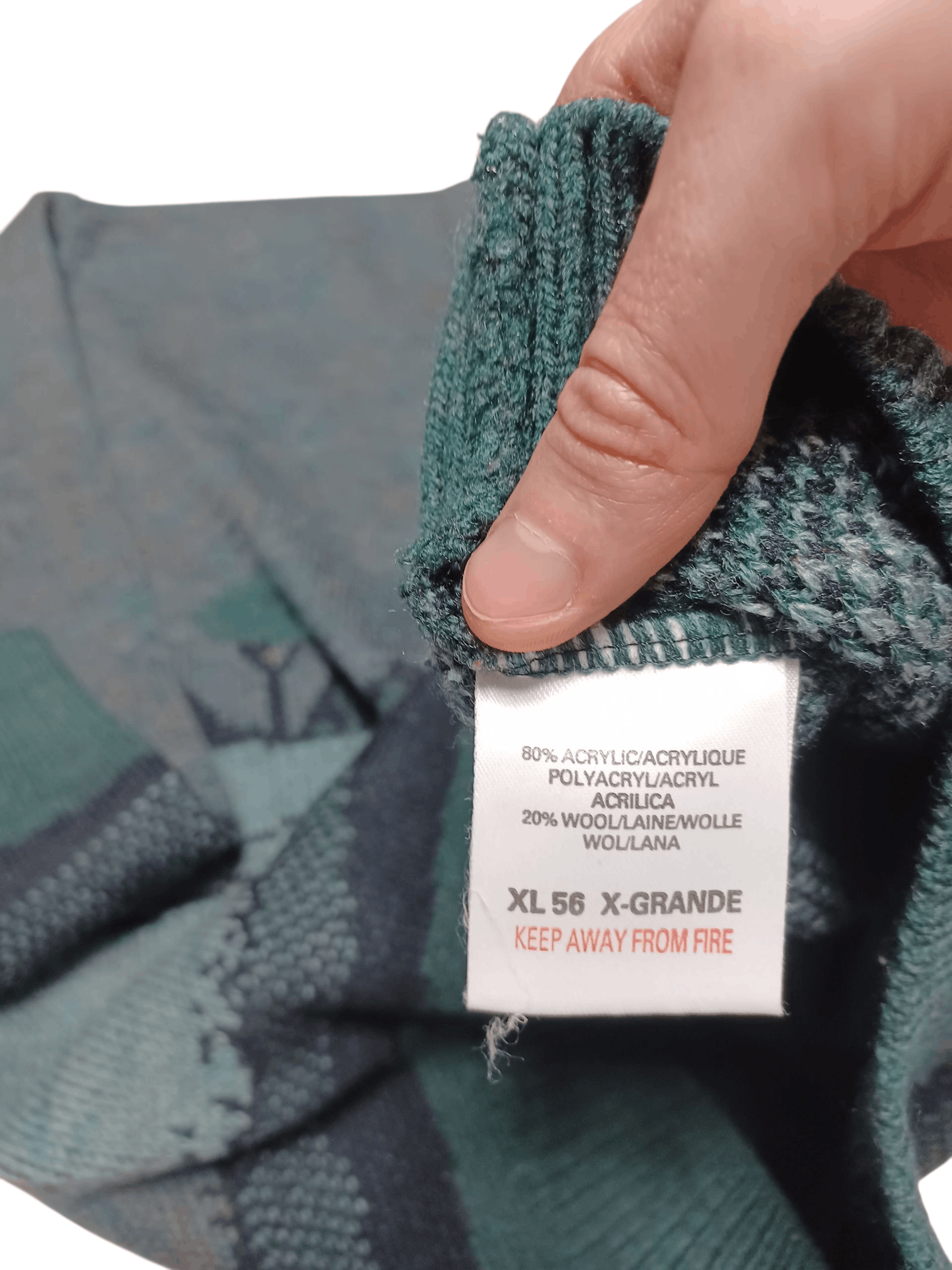 Other VINTAGE 90S OLDMONEY GOLF BIG LOGO V-NECK MADE IN UK SWEATER Size US XL / EU 56 / 4 - 5 Thumbnail