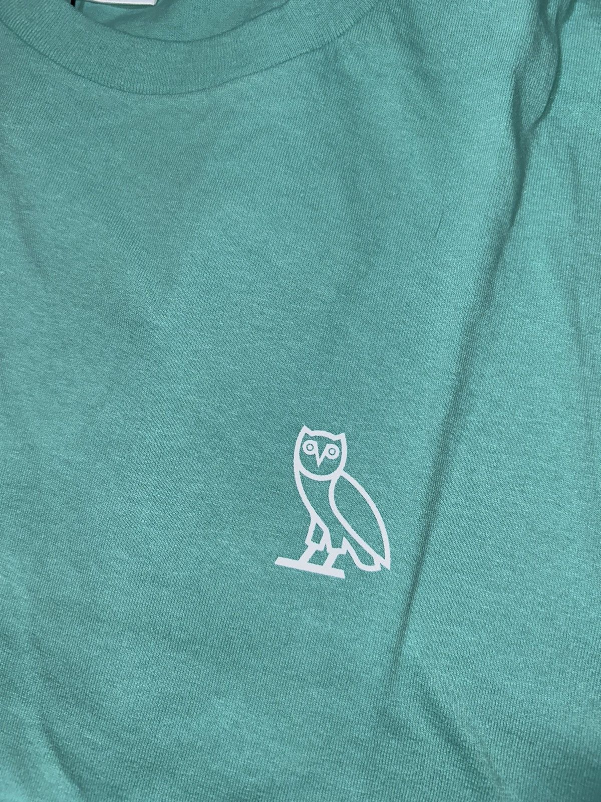 Drake × October's Very Own Aqua Owl Graphic Tshirt Size US XL / EU 56 / 4 - 3 Thumbnail