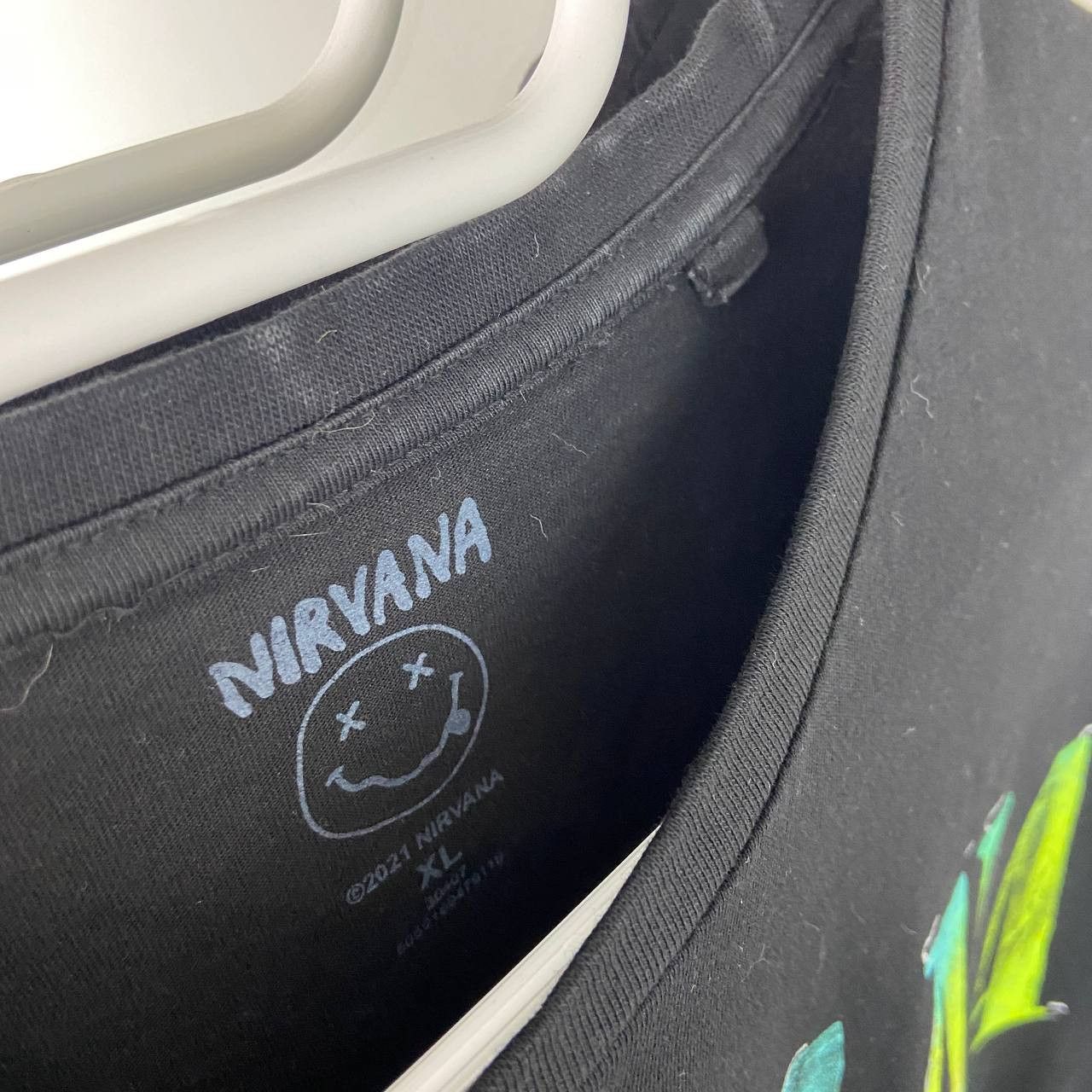 Nirvana Nirvana Vintage Big Crazy Smile Logo Rock Band T-Shirt 90s Size US XL / EU 56 / 4 - 4 Thumbnail
