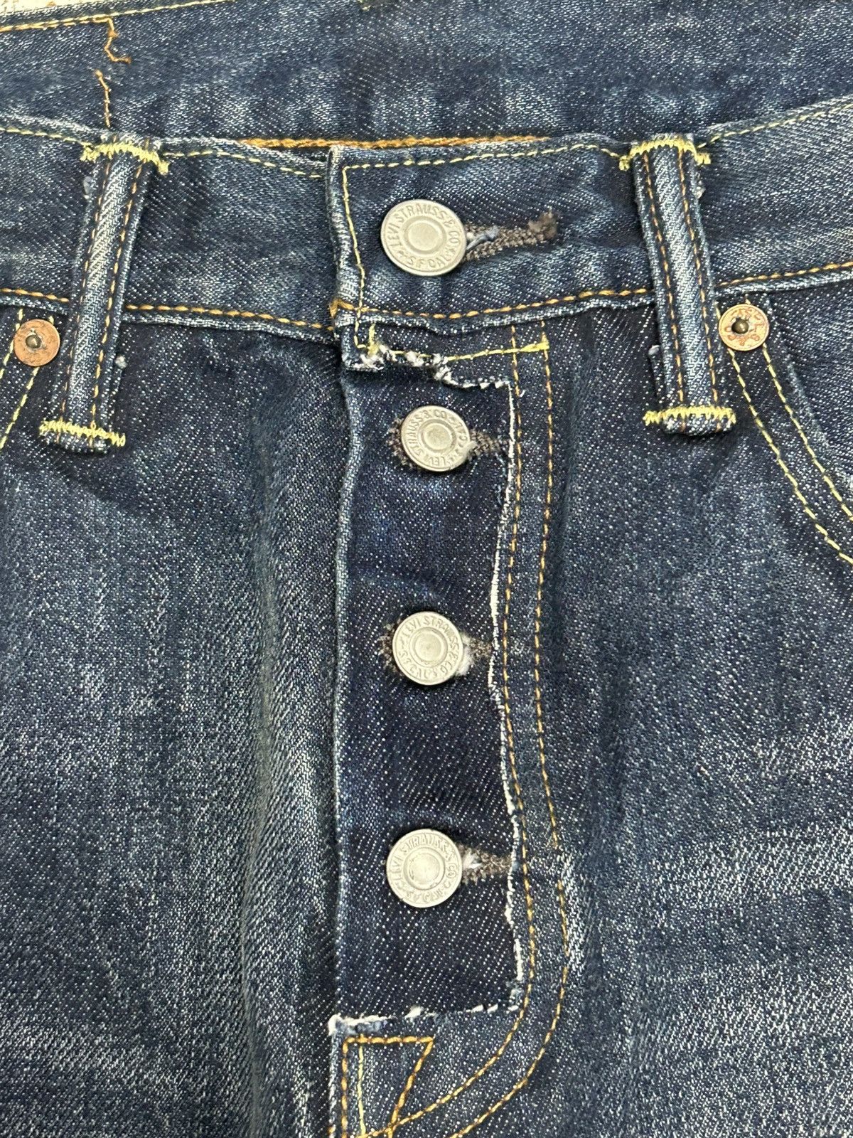 Levi's Levis Upcycled Custom Y2k Wide Leg Jeans Flared Size US 29 - 8 Thumbnail